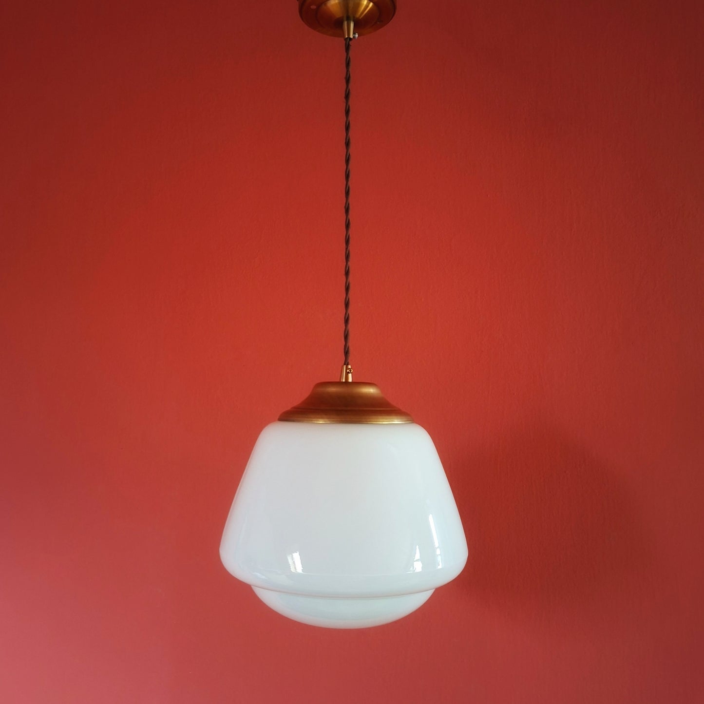 Classic schoolhouse glass kitchen pendant lights MULTIPLES AVAILABLE