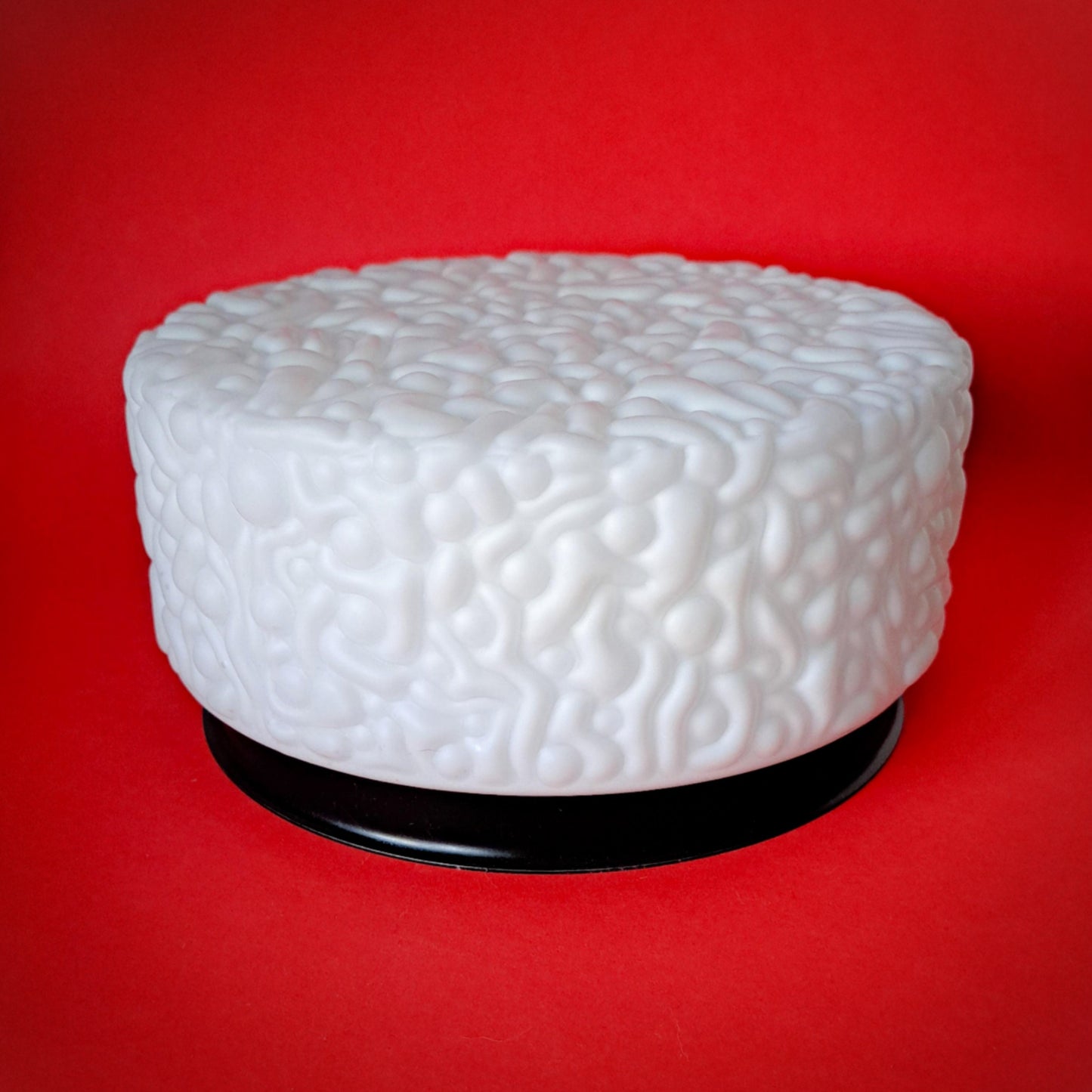 Vintage Round Opaline Glass Wall Ceiling Sconce Light MULTIPLES AVAILABLE