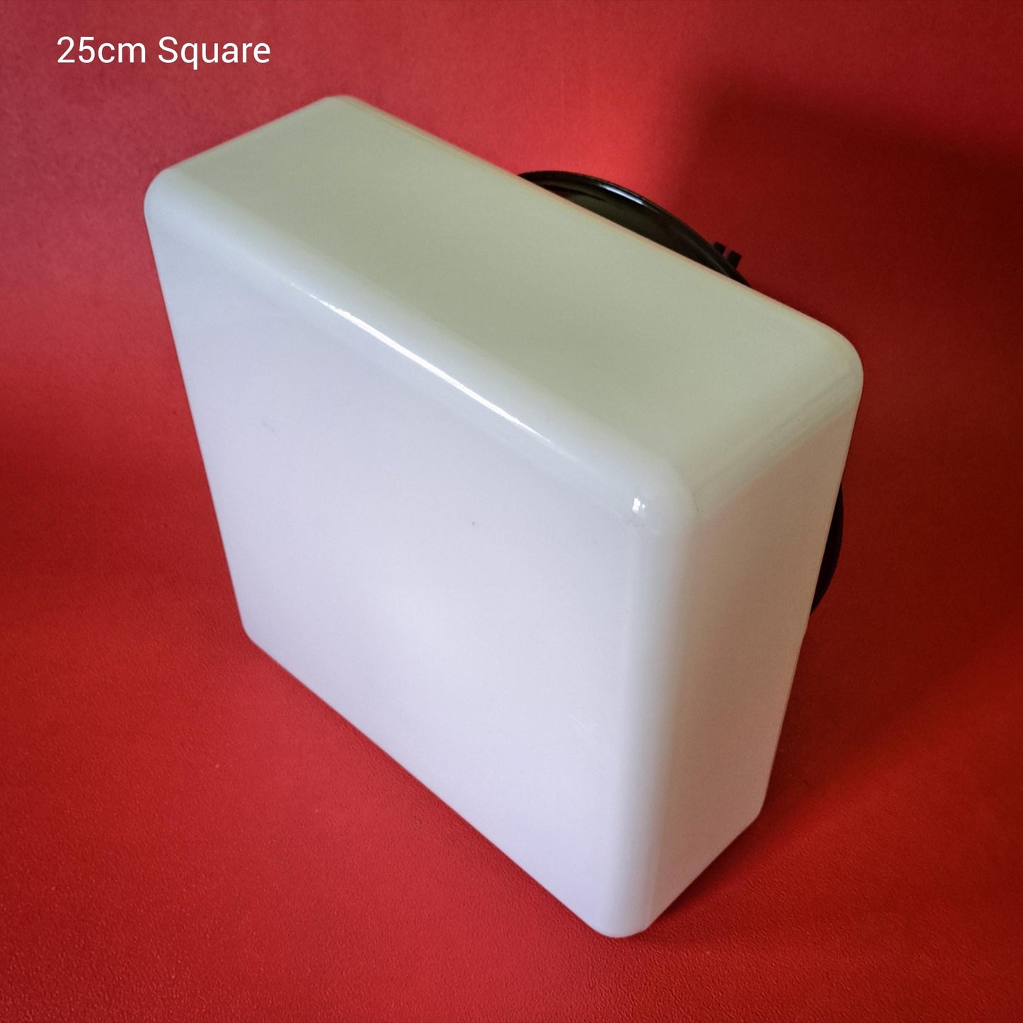 Square Mid Century Opaline Glass Wall Ceiling Sconces MULTIPLES AVAILABLE