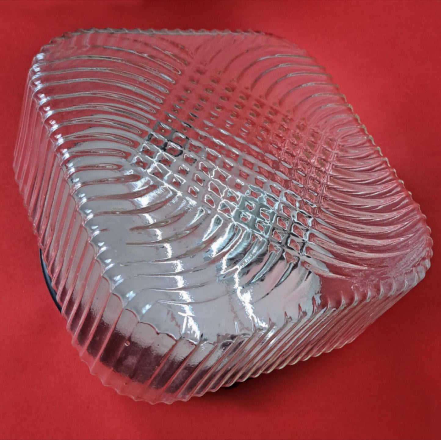 Bohemian Glass Square Ceiling Wall Sconce Light MULTIPLES AVAILABLE