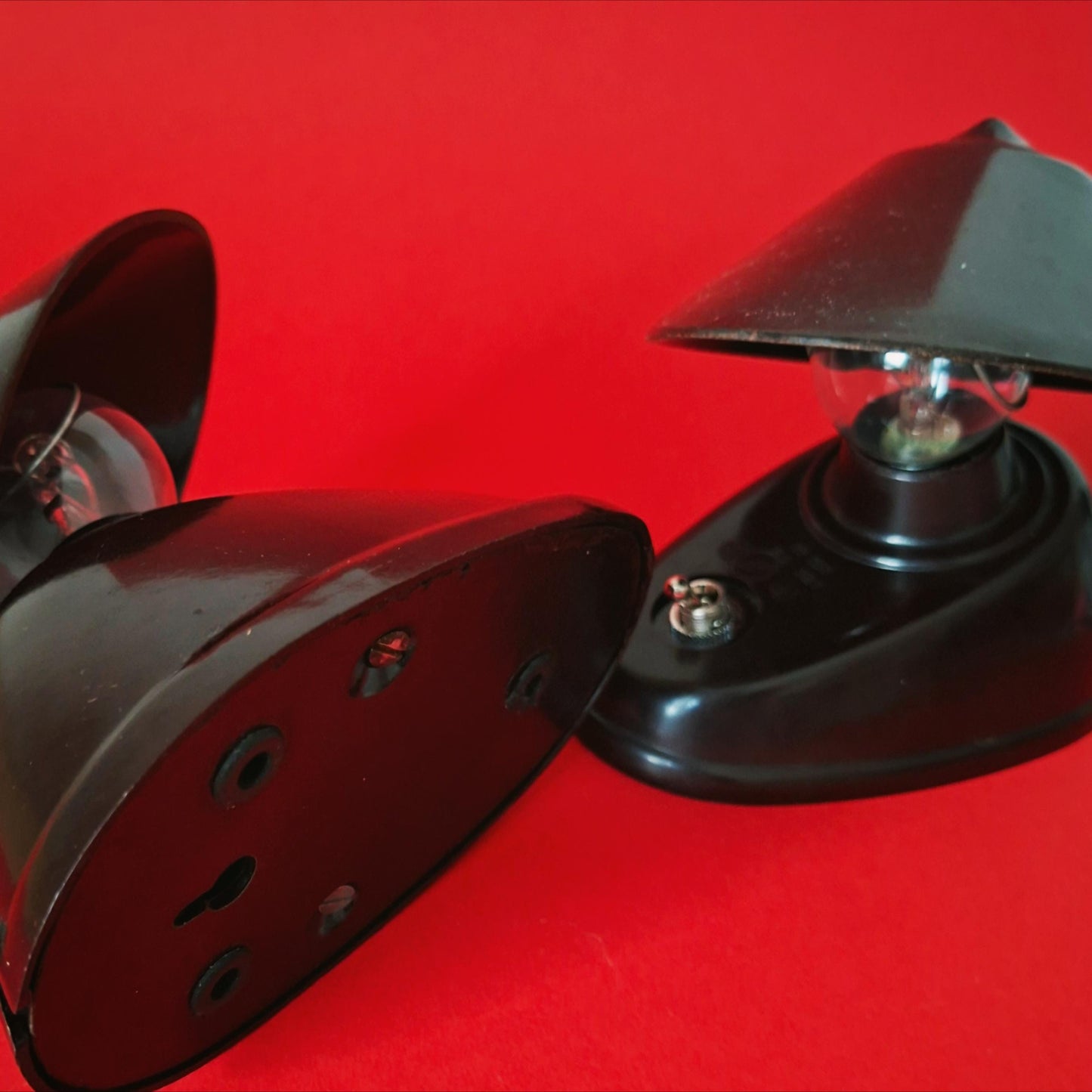 Pair of Mid Century 1950s Bakelite Desk Lamps