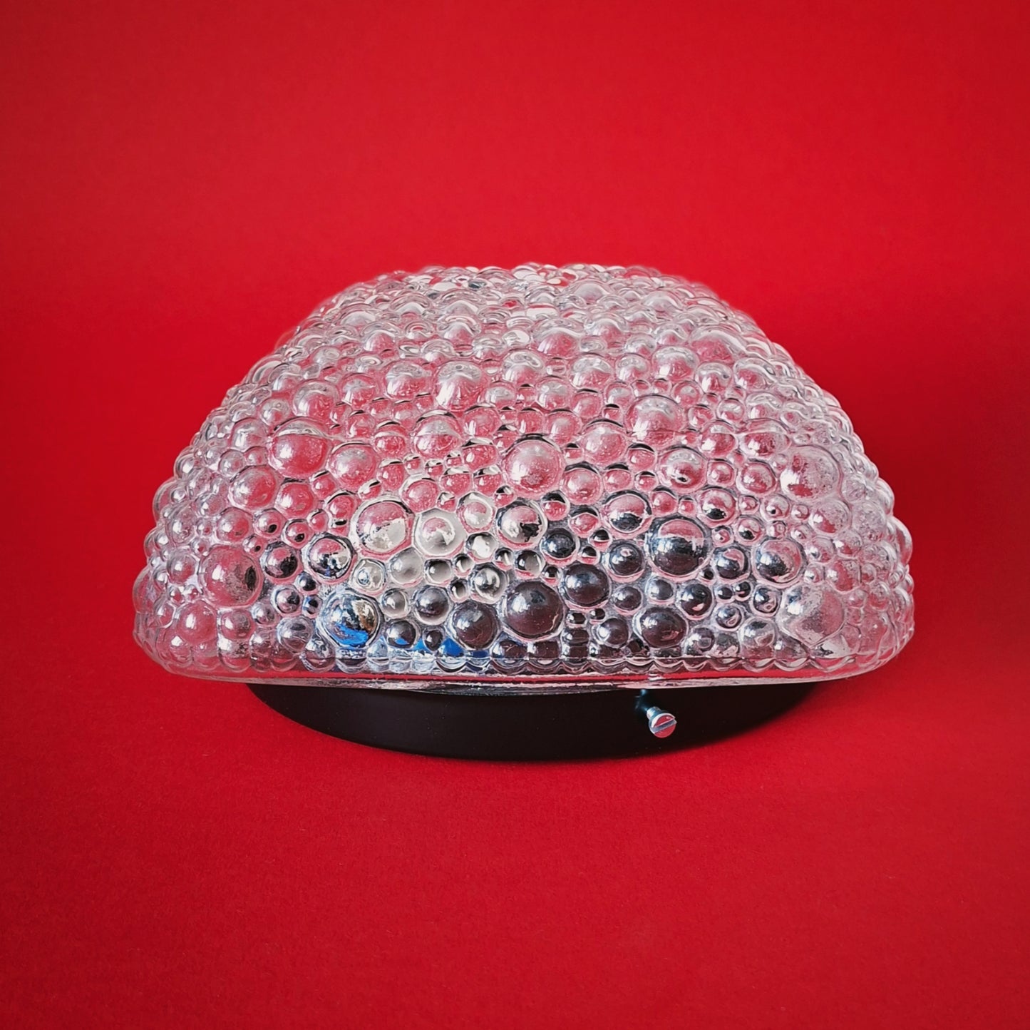 Square Clear Bubble Glass Ceiling Wall Sconce Lights MULTIPLES AVAILABLE