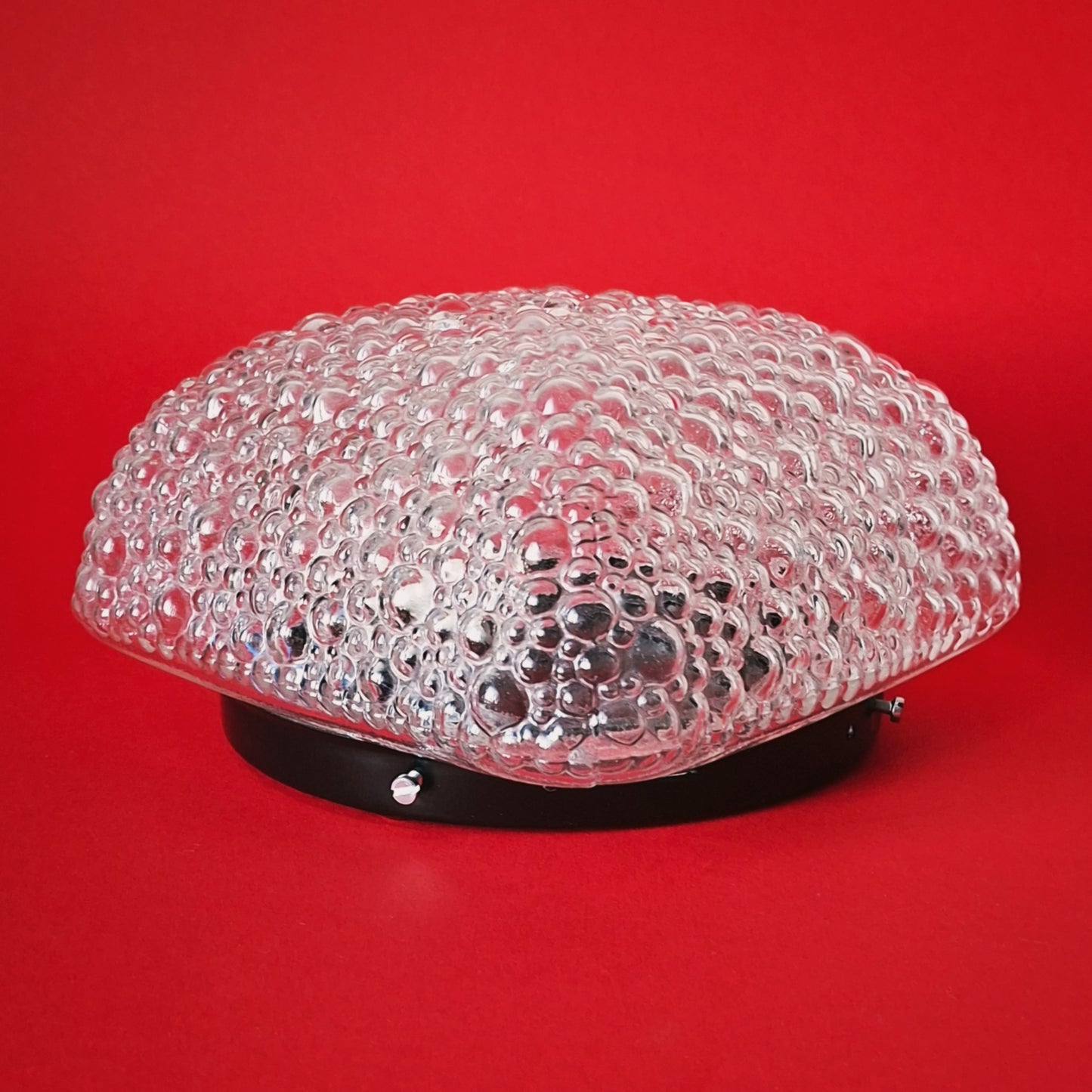 Square Clear Bubble Glass Ceiling Wall Sconce Lights MULTIPLES AVAILABLE