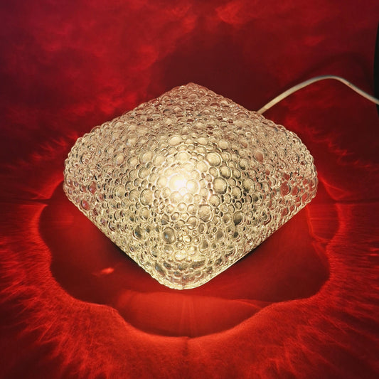 Square Clear Bubble Glass Ceiling Wall Sconce Lights MULTIPLES AVAILABLE