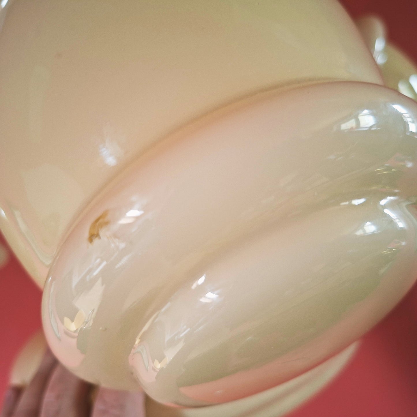 Art Deco Nickel Chrome-Plated Brass Glass Chandelier 1930s