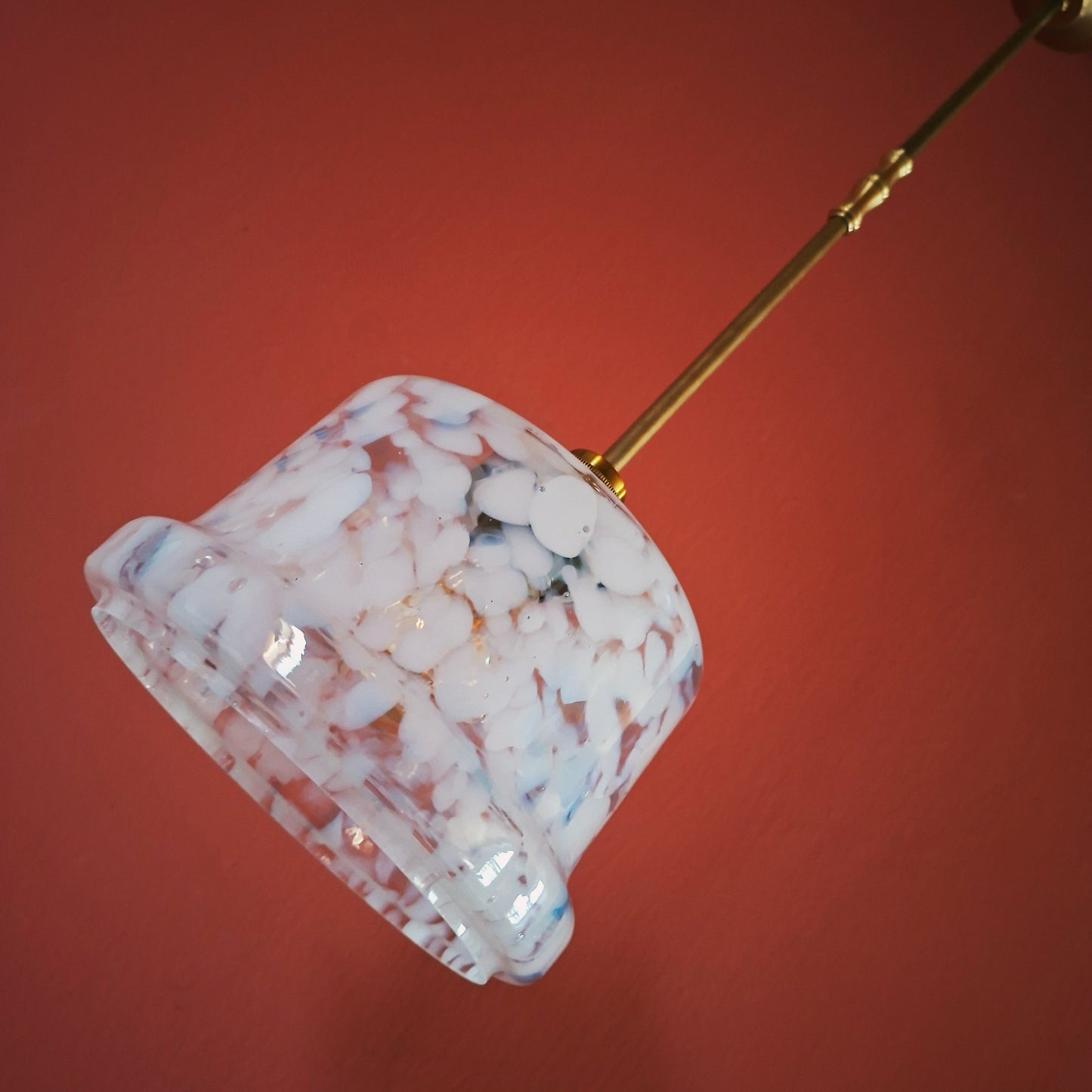 3 x Vintage Murano Glass Pendant Lights Kitchen Island Dining Ceiling Lights 1970s