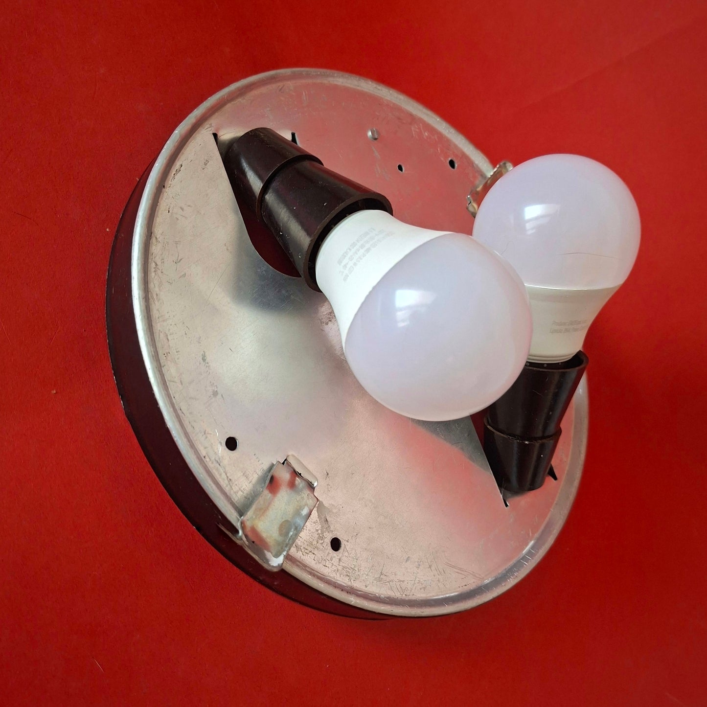 Art Deco Glass Sconce Mid Century Dome Ceiling Light