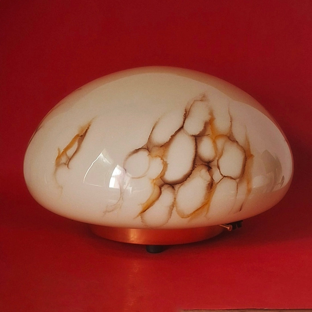 Opaline Glass Sconce Murano Glass Wall Ceiling Light (2 Available)
