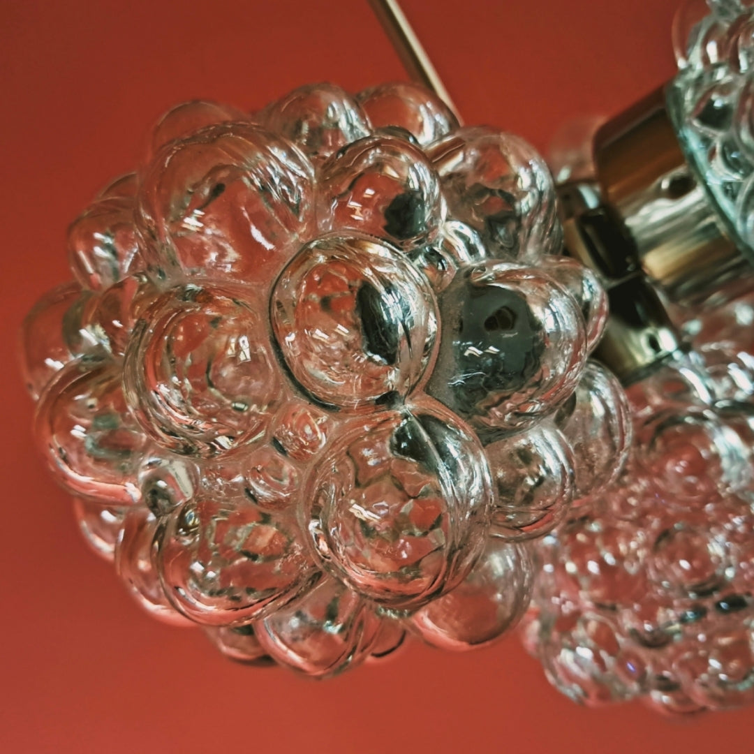 Iconic Bubble Glass Sputnik Chandelier Mid Century Bauhaus Lighting