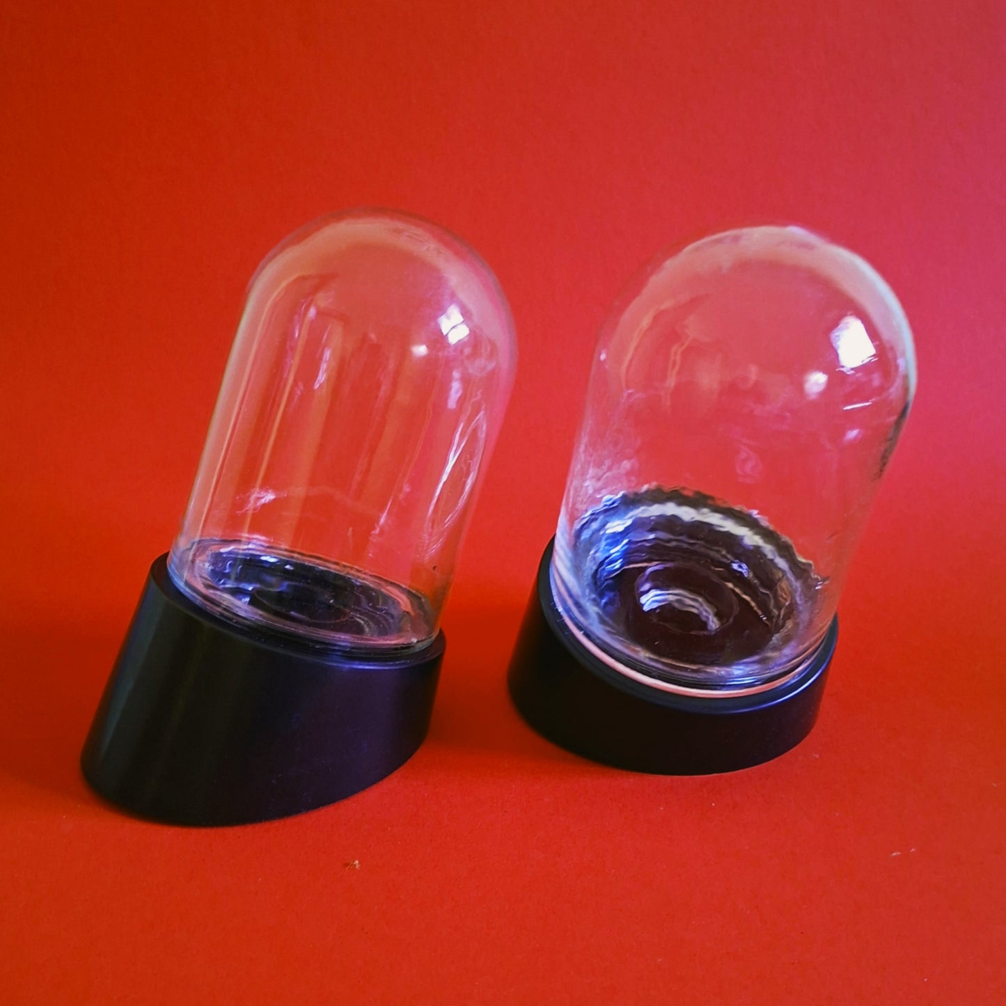 Pair of Vintage Bakelite Glass Wall Sconces Mid Century Explosion Lamps