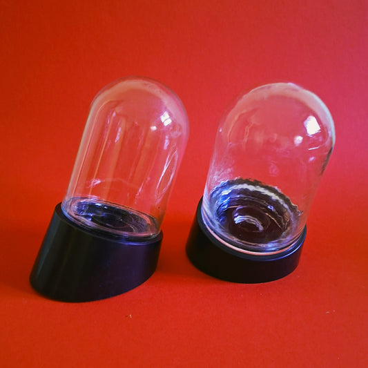 Pair of Vintage Bakelite Glass Wall Sconces Mid Century Explosion Lamps