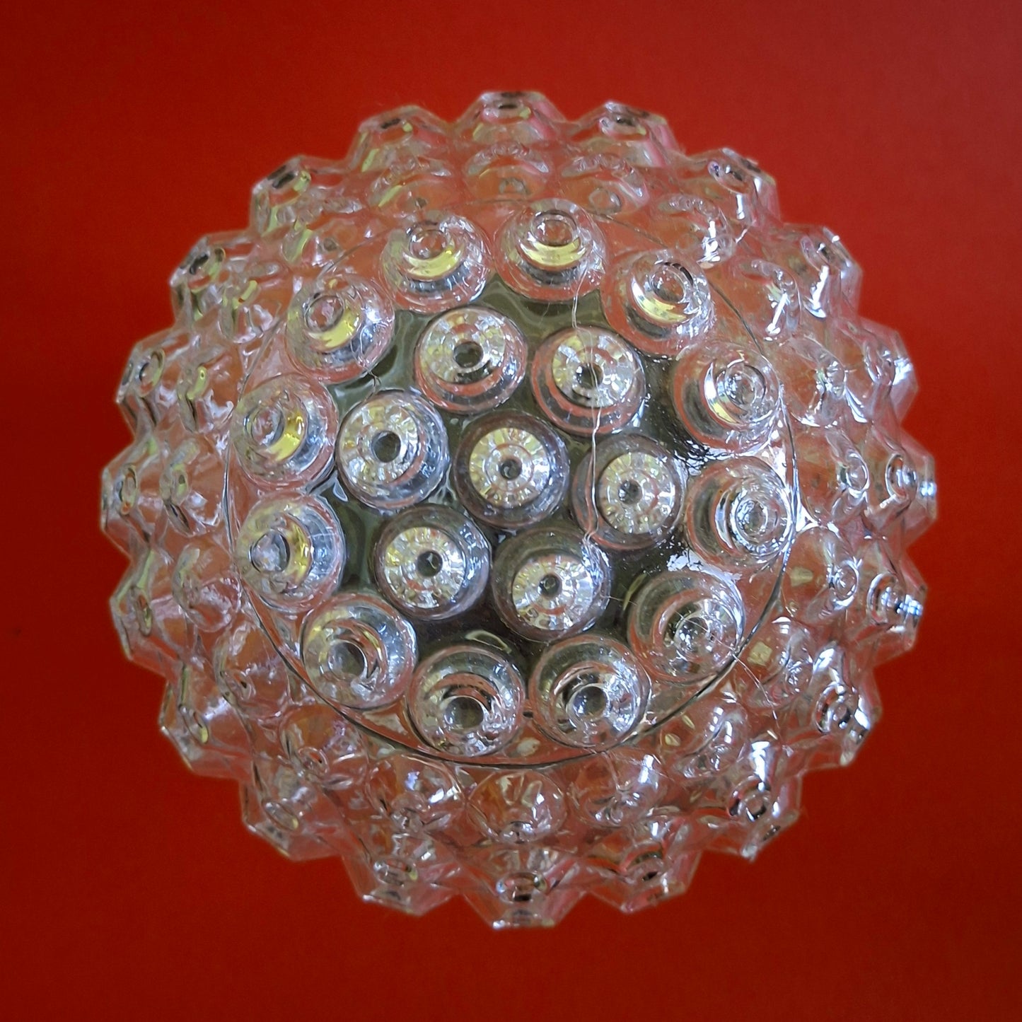 Mid Century Glass Globe Bakelite Wall Sconces MULTIPLES AVAILABLE