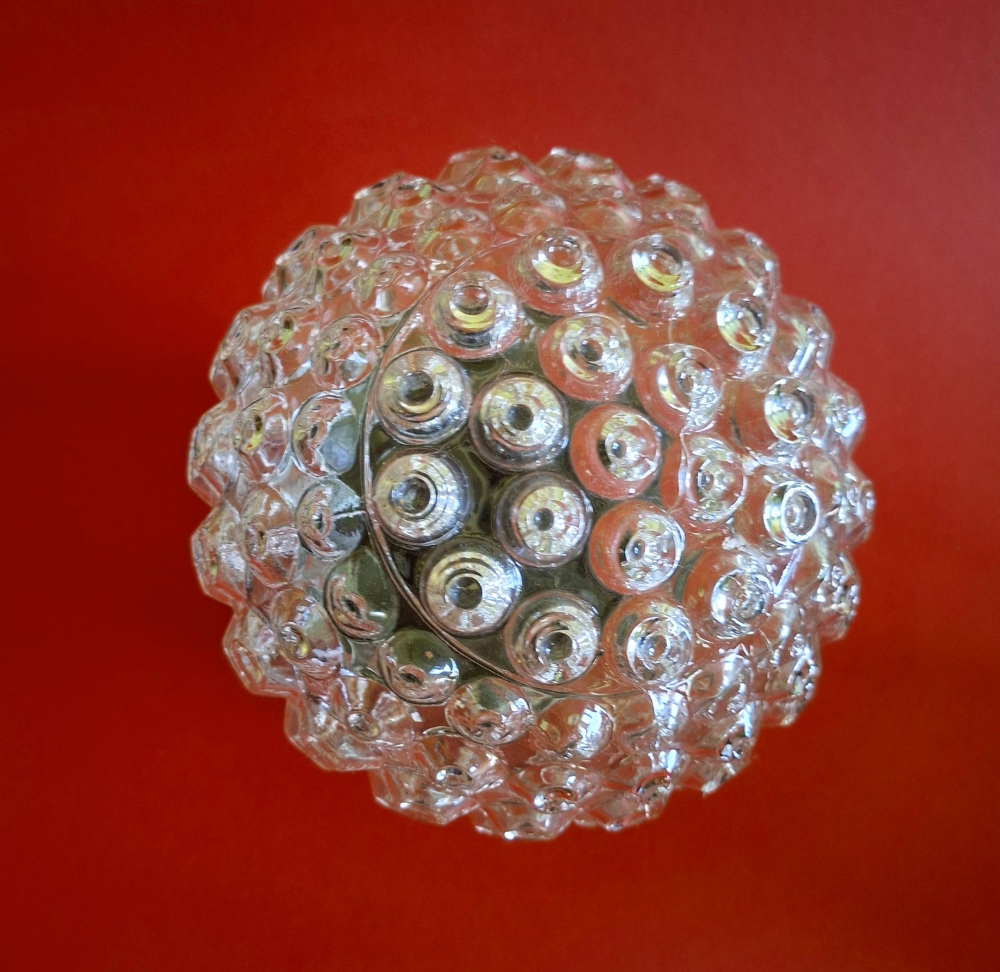 Mid Century Glass Globe Bakelite Wall Sconces MULTIPLES AVAILABLE