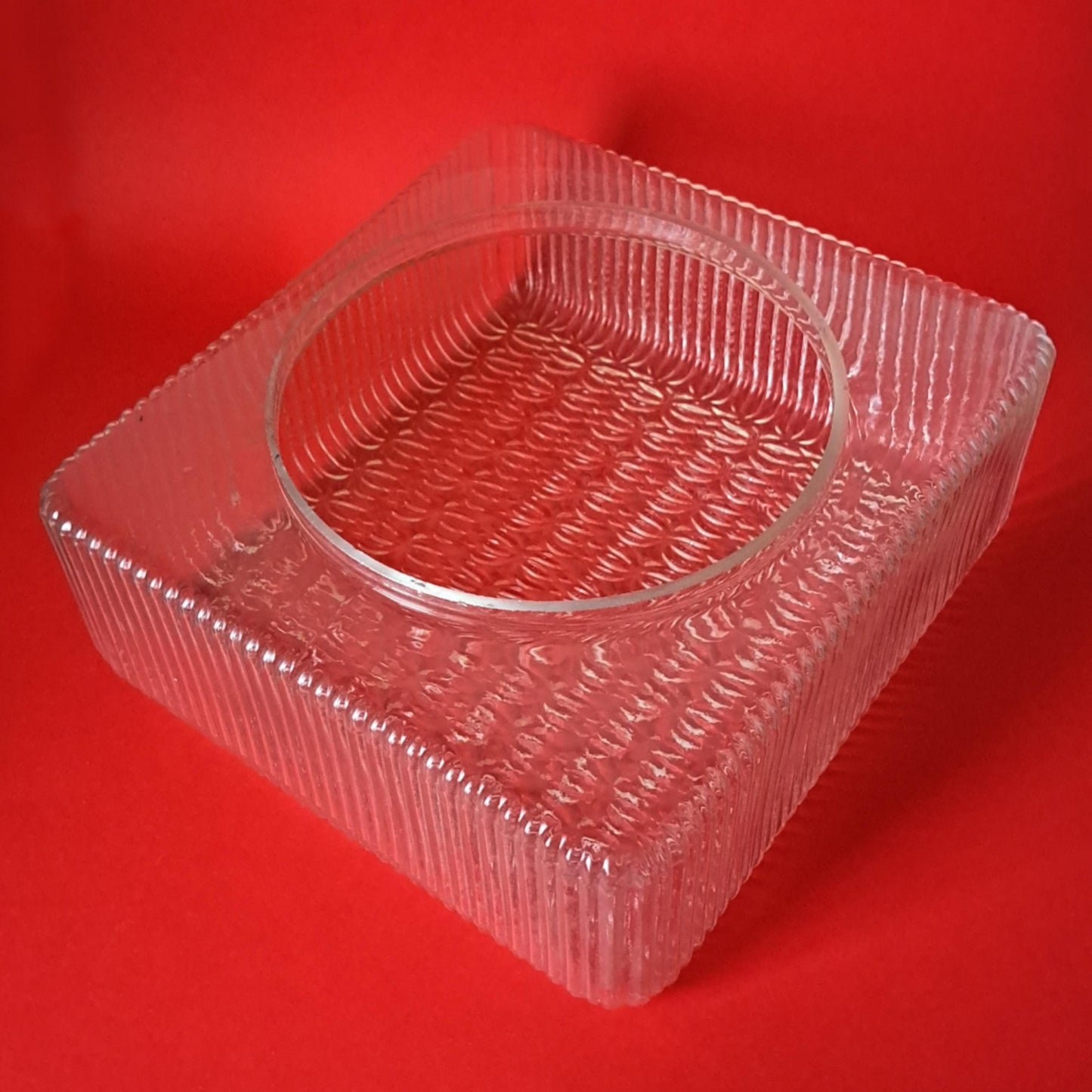 Vintage Pressed Glass Wall Ceiling Sconce MULTIPLES AVAILABLE