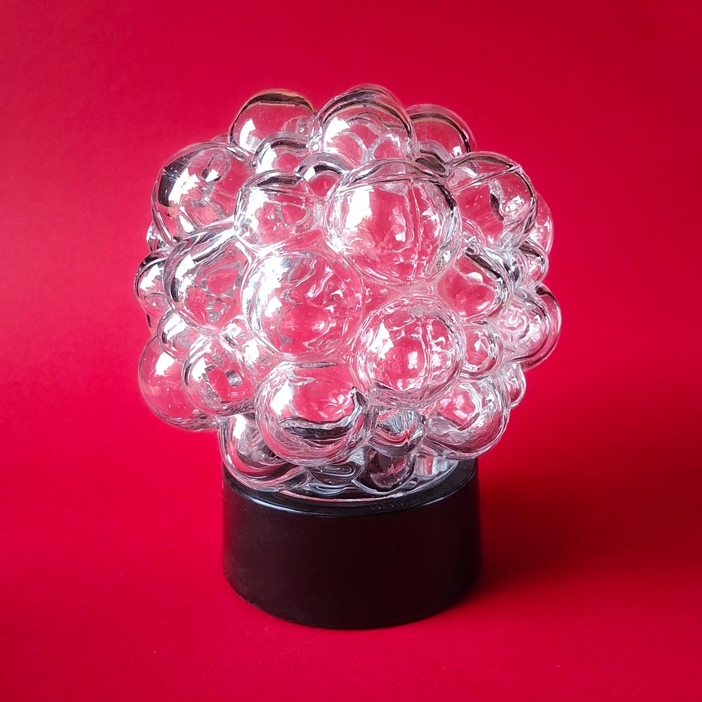 Vintage Bakelite Bubble Glass Sconce Ceiling Wall Lights (Multiples Available)
