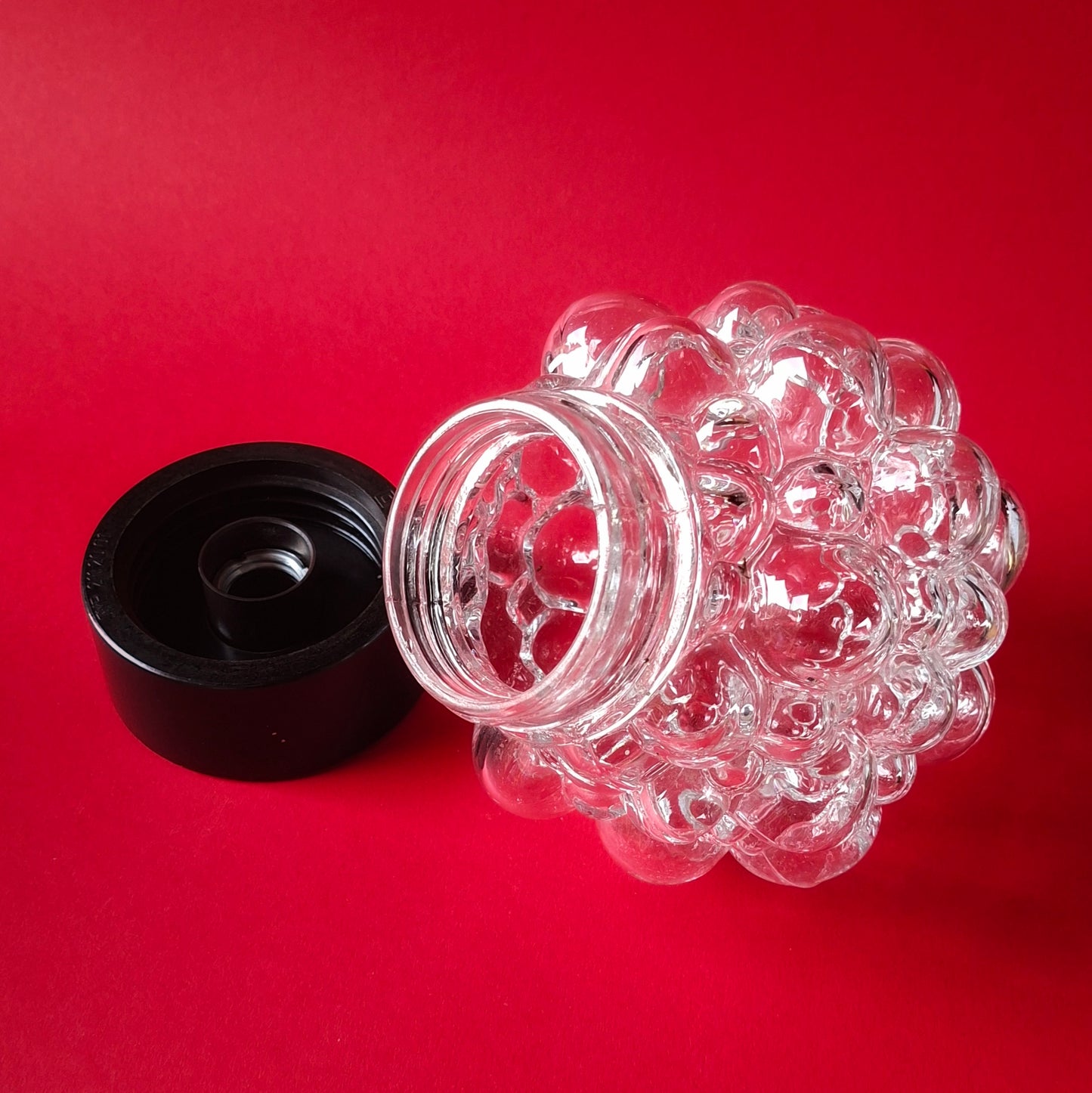 Vintage Bakelite Bubble Glass Sconce Ceiling Wall Lights (Multiples Available)