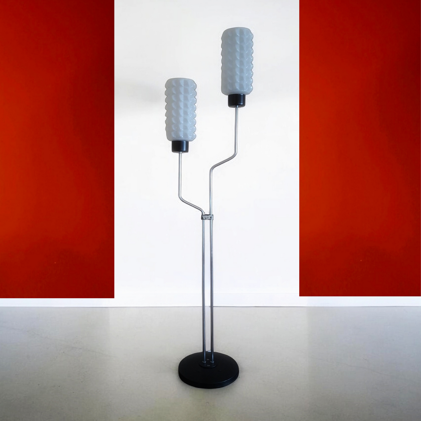 Iconic Modernist 1960s Floor Lamp by Lidokov