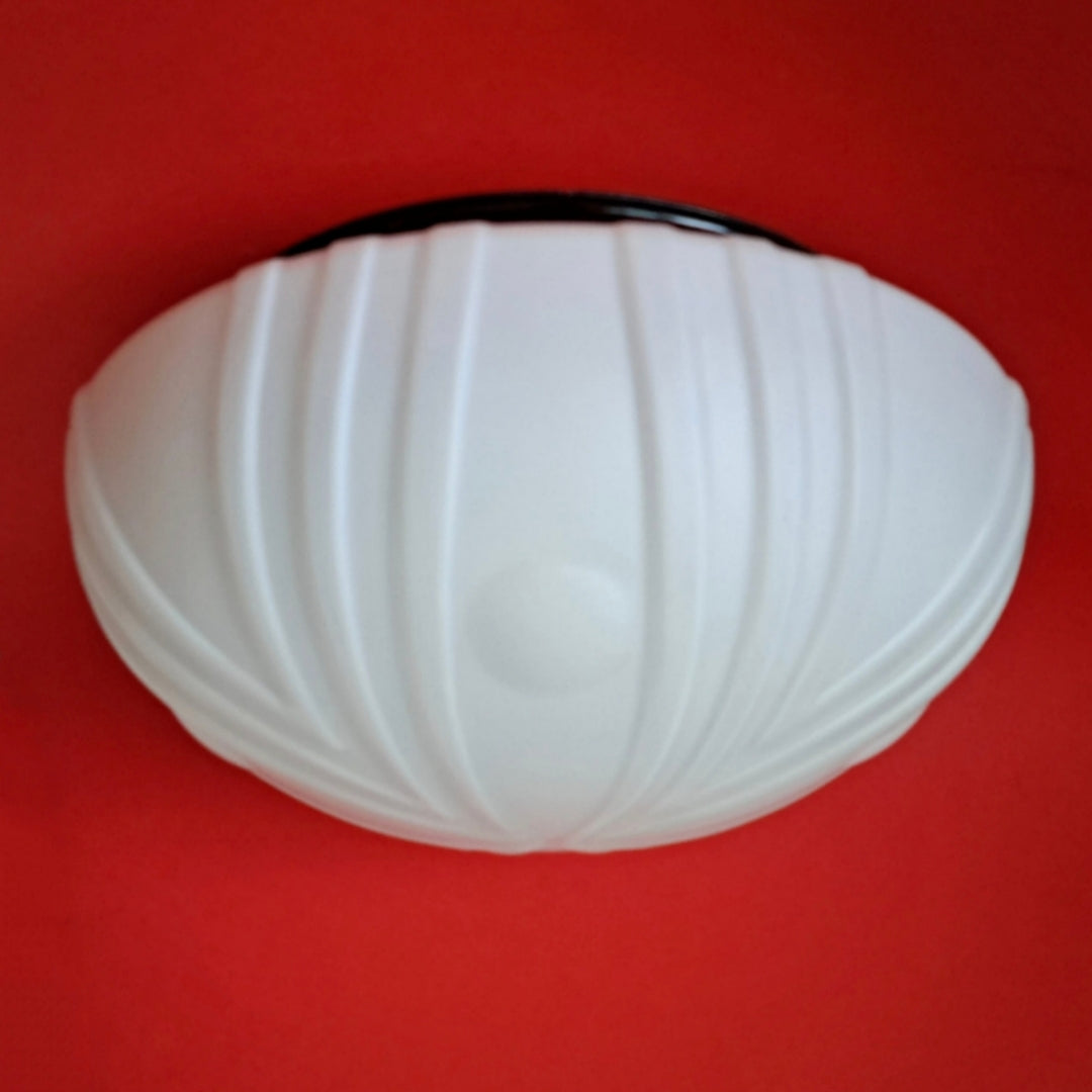 Art Deco Opaline Glass Sconce Ceiling Dome Light