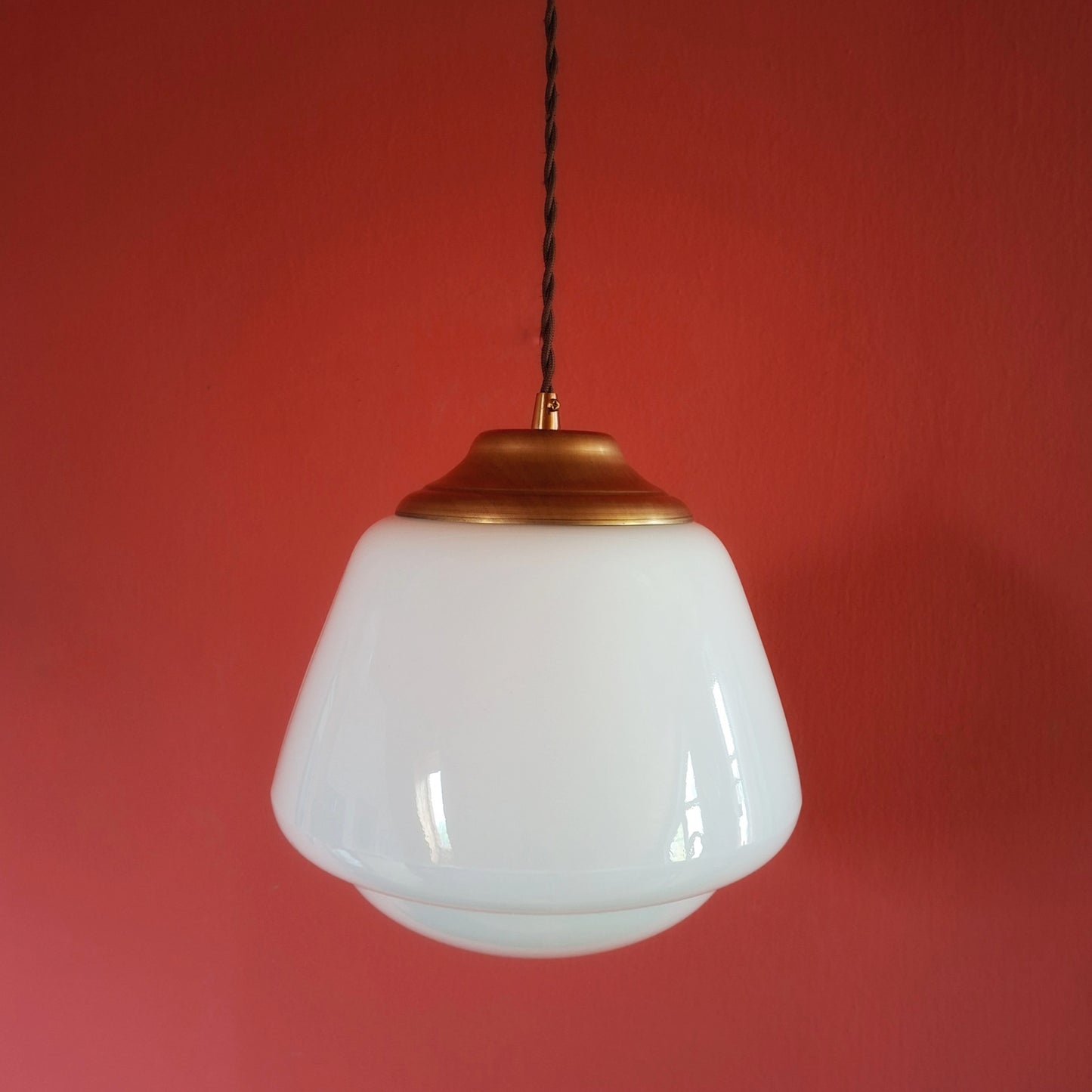 Classic schoolhouse glass kitchen pendant lights MULTIPLES AVAILABLE