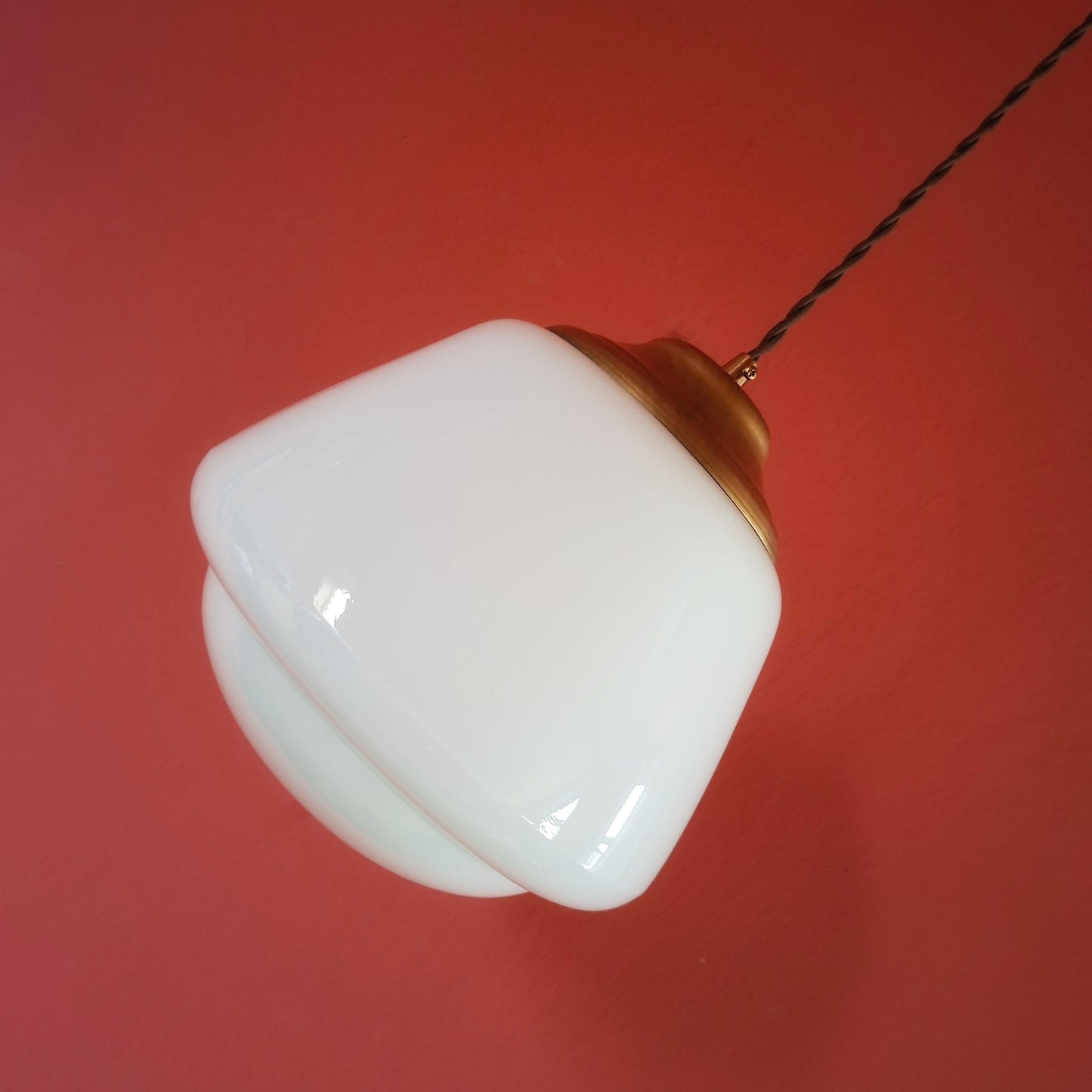 Classic schoolhouse glass kitchen pendant lights MULTIPLES AVAILABLE