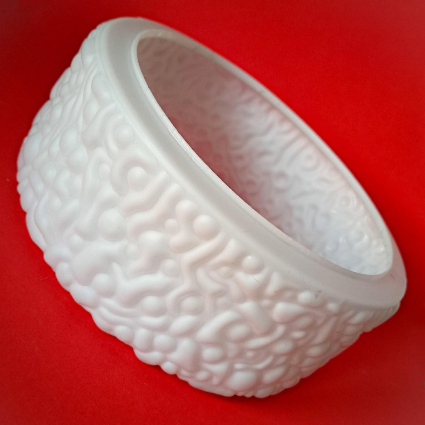 Vintage Round Opaline Glass Wall Ceiling Sconce Light MULTIPLES AVAILABLE