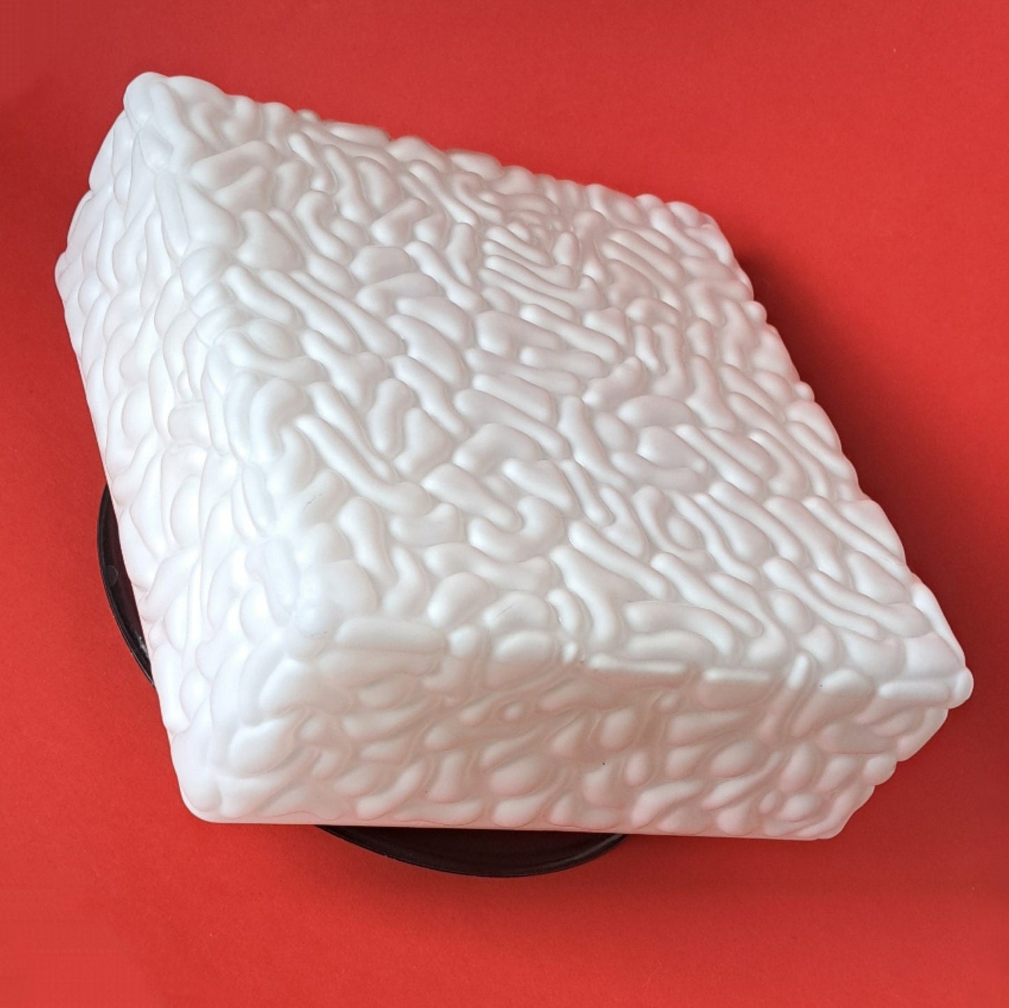 Vintage Square Opaline Glass Wall Ceiling Sconce Light MULTIPLES AVAILABLE