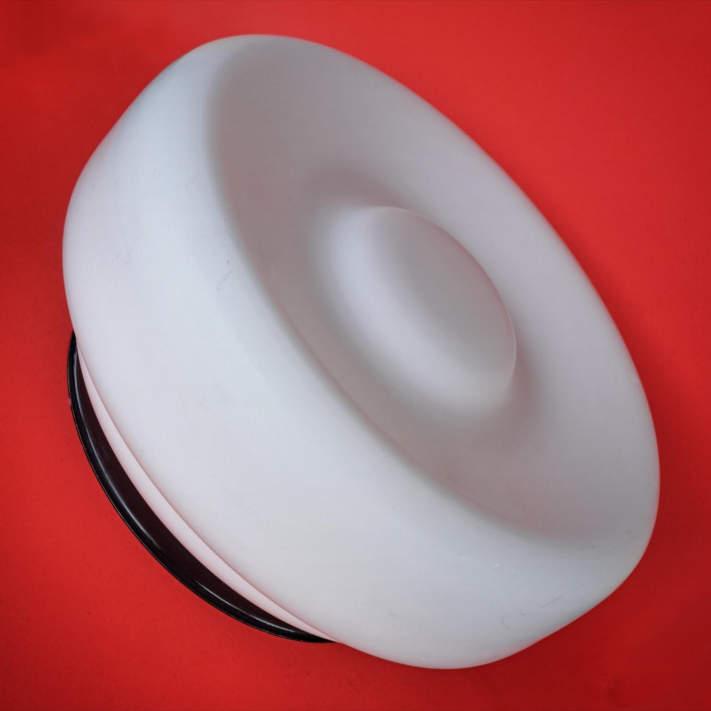 Mid Century Opaline Glass Wall Sconce - Czechoslovakia 1970s