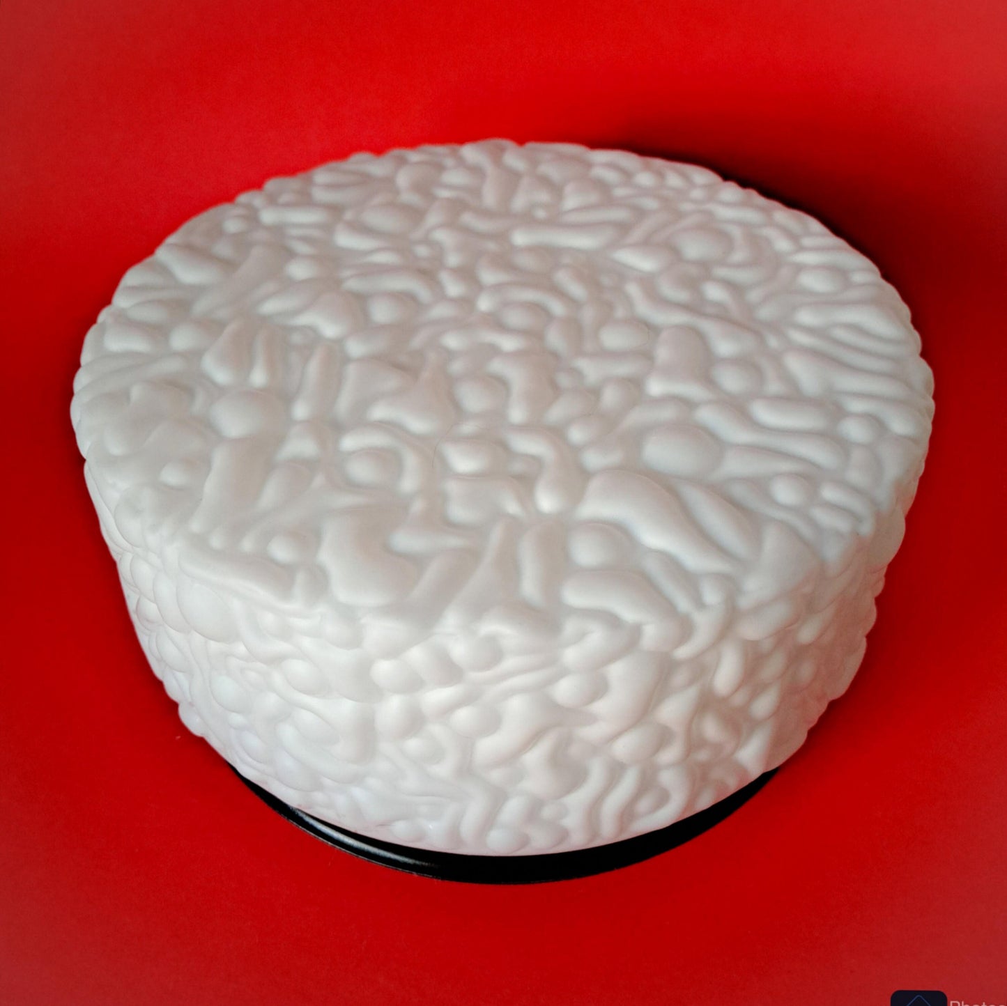 Vintage Round Opaline Glass Wall Ceiling Sconce Light MULTIPLES AVAILABLE