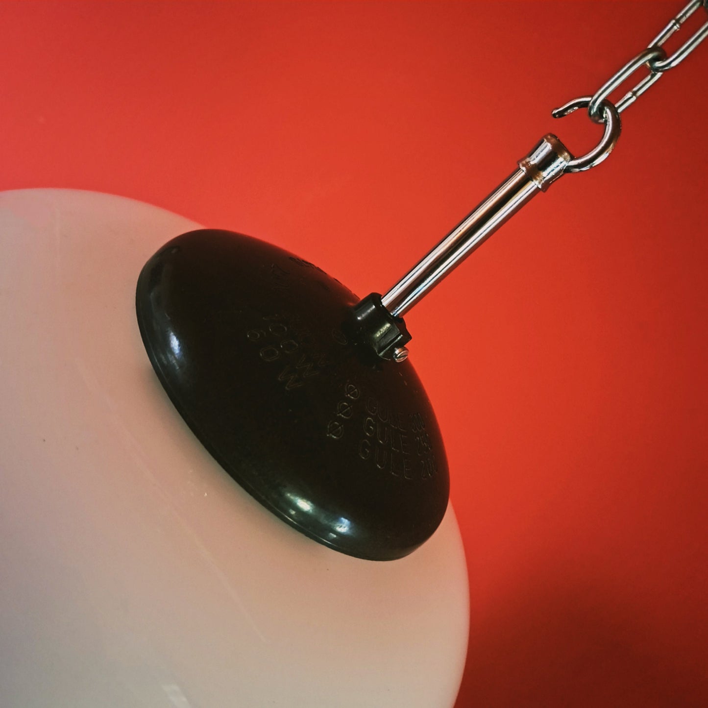 Vintage Schoolhouse Opaline Glass Pendant Lights MULTIPLES AVAILABLE