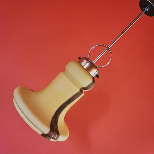 Opaline Marbled Glass Retro Pendant Light