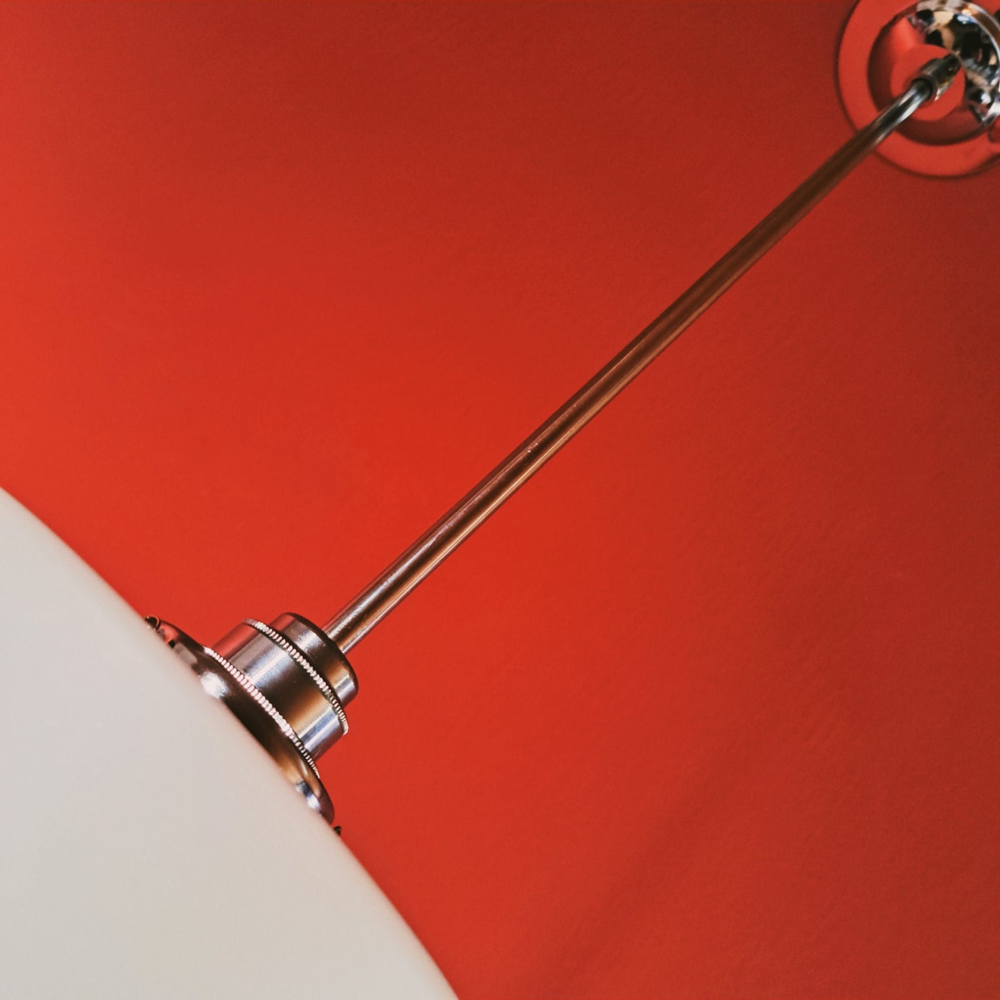 Mid Century Children's Opaline Glass Pendant Light