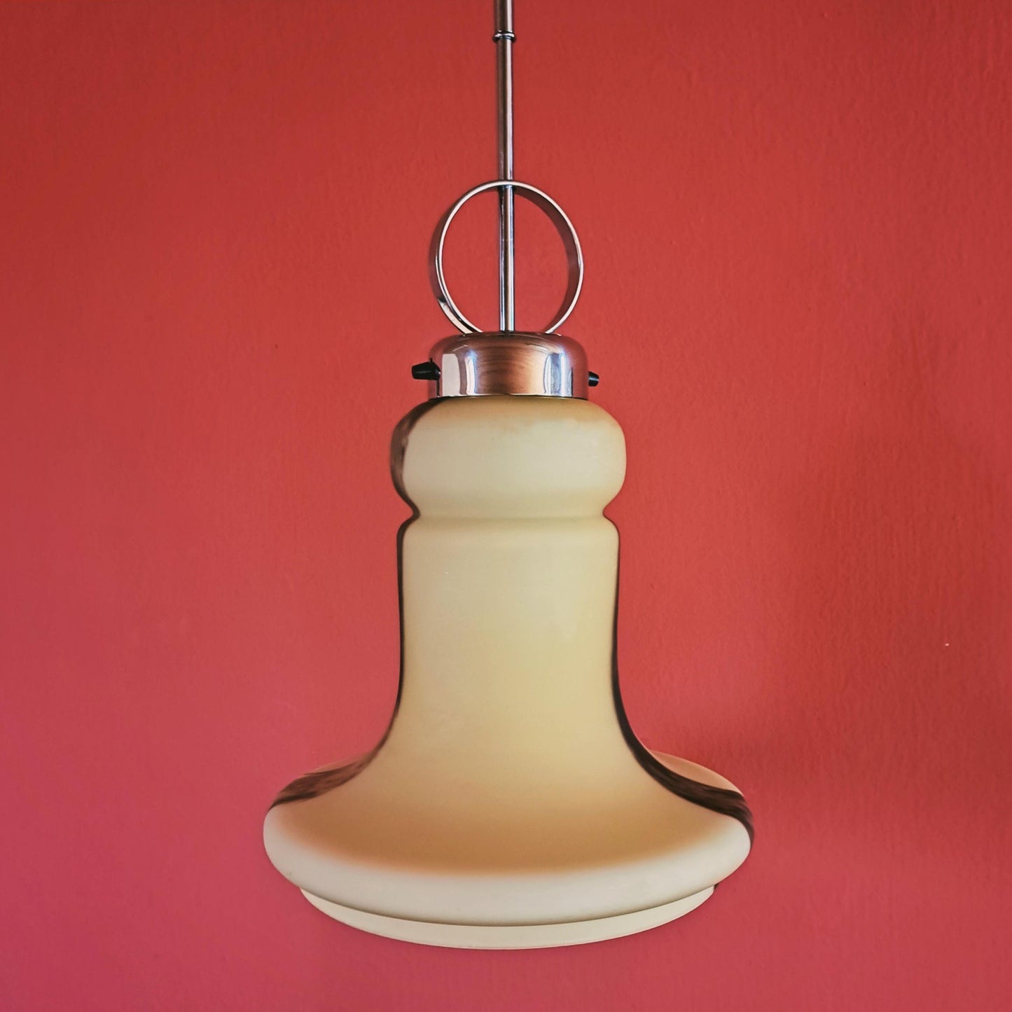 Opaline Marbled Glass Retro Pendant Light