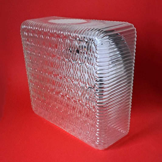 Vintage Pressed Glass Wall Ceiling Sconce MULTIPLES AVAILABLE