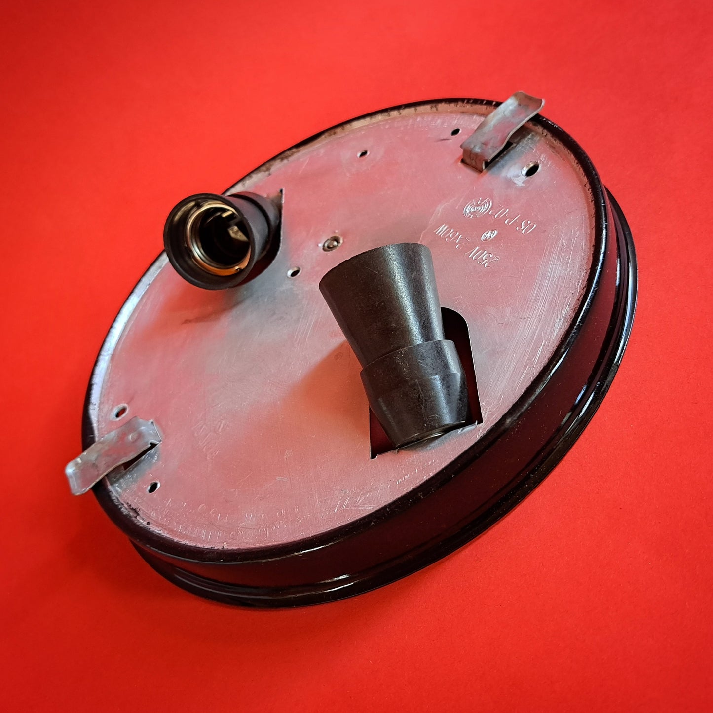 Vintage Round Opaline Glass Wall Ceiling Sconce Light MULTIPLES AVAILABLE