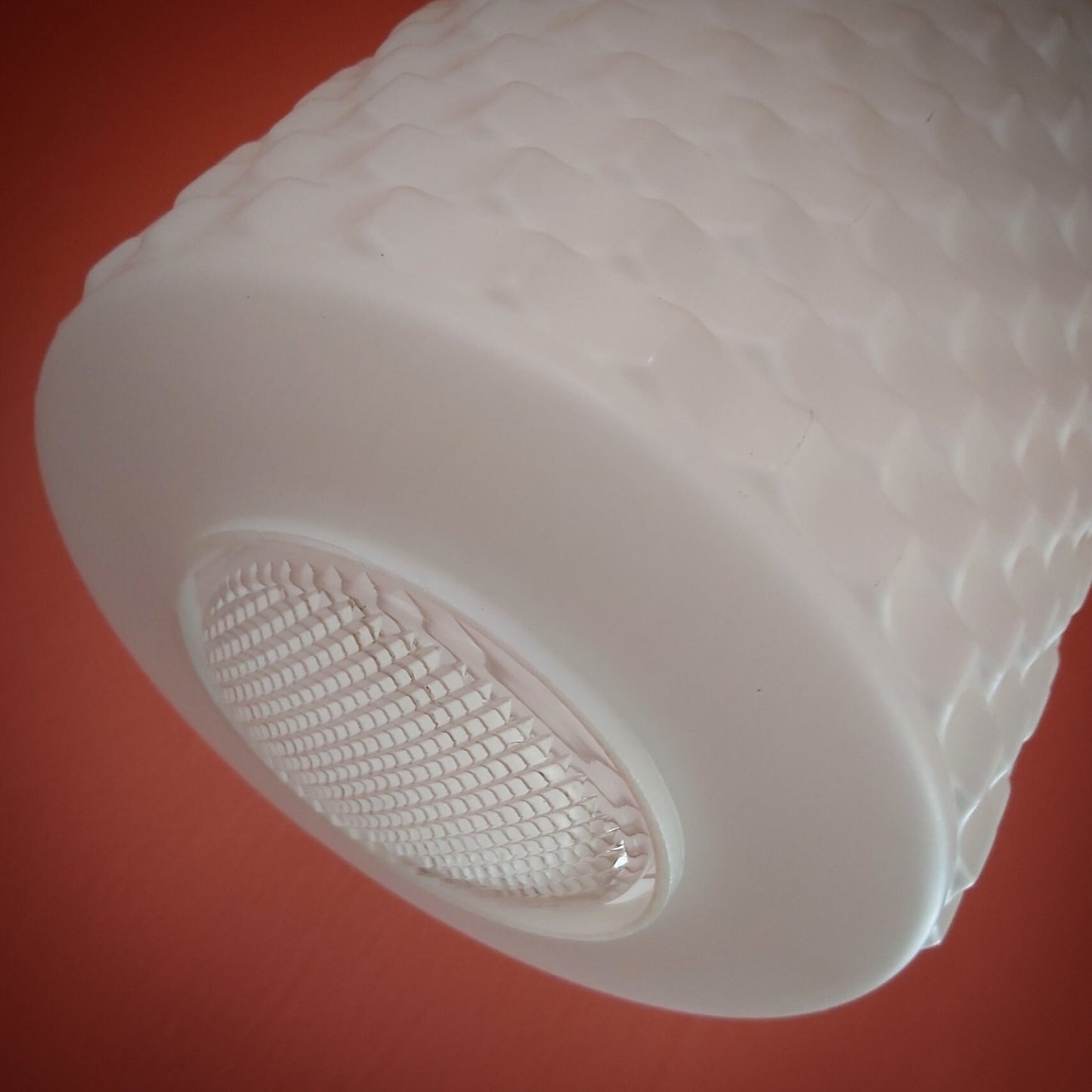 Vintage Opaline Glass pendant Light Mid Century MULTIPLES AVAILABLE