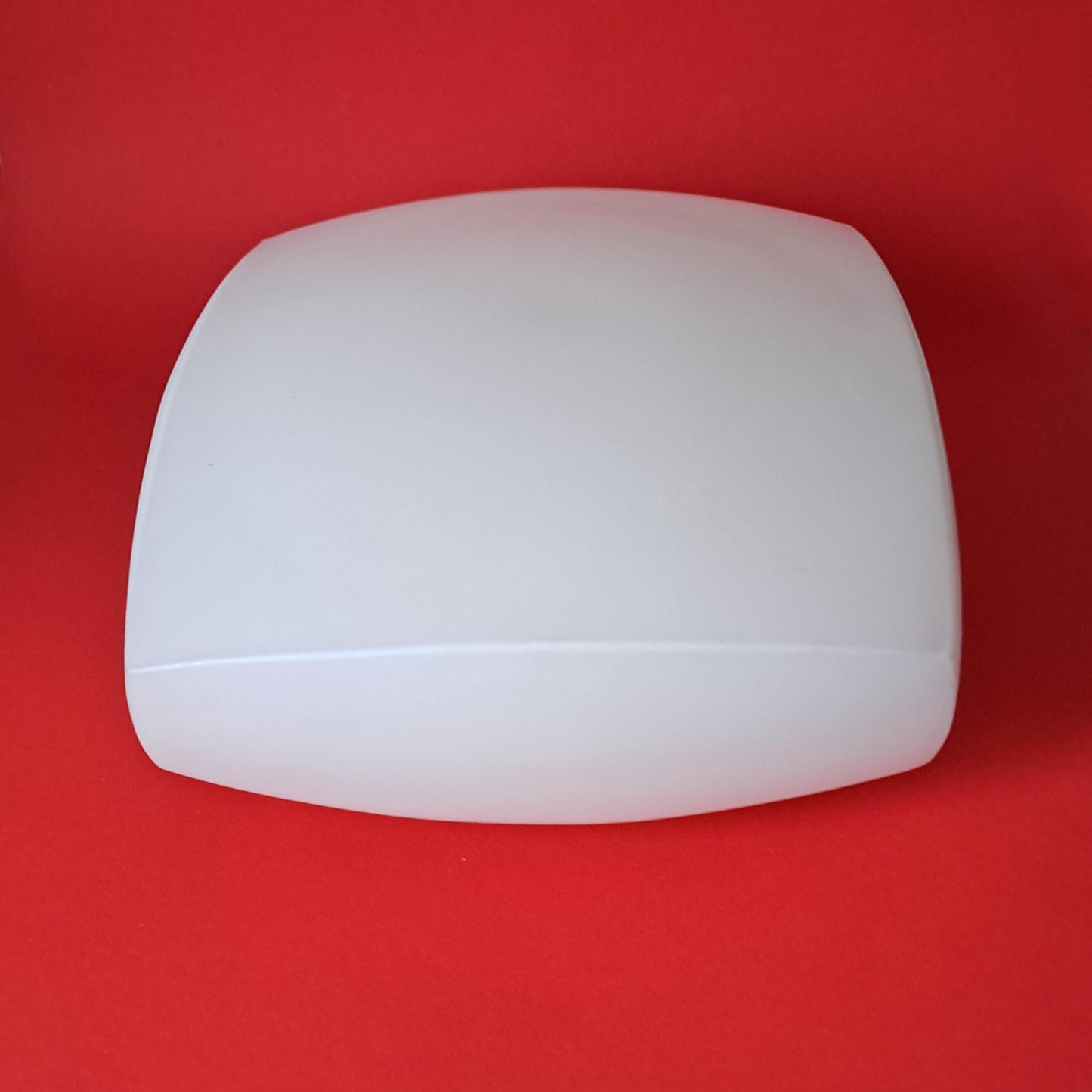 Mid Century Square Opaline Glass Sconce Light MULTIPLES AVAILABLE