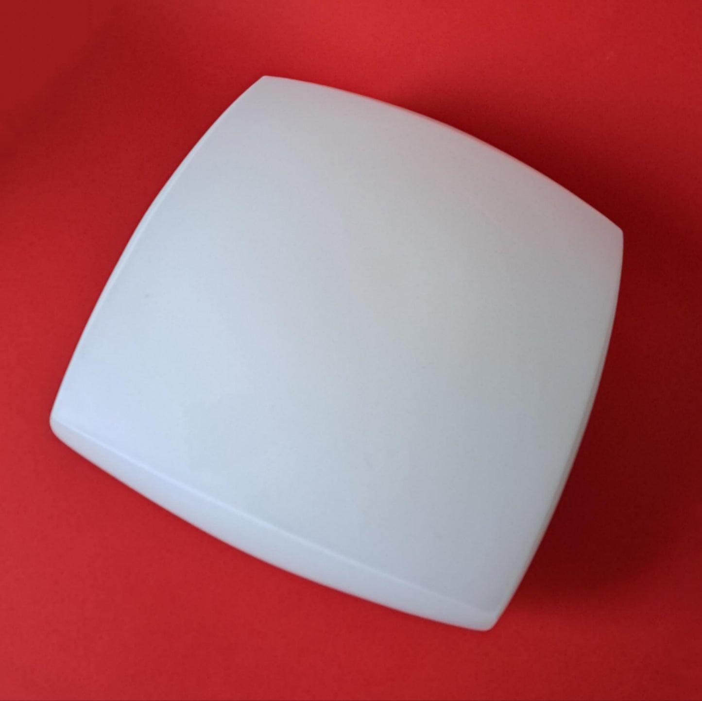 Mid Century Square Opaline Glass Sconce Light MULTIPLES AVAILABLE