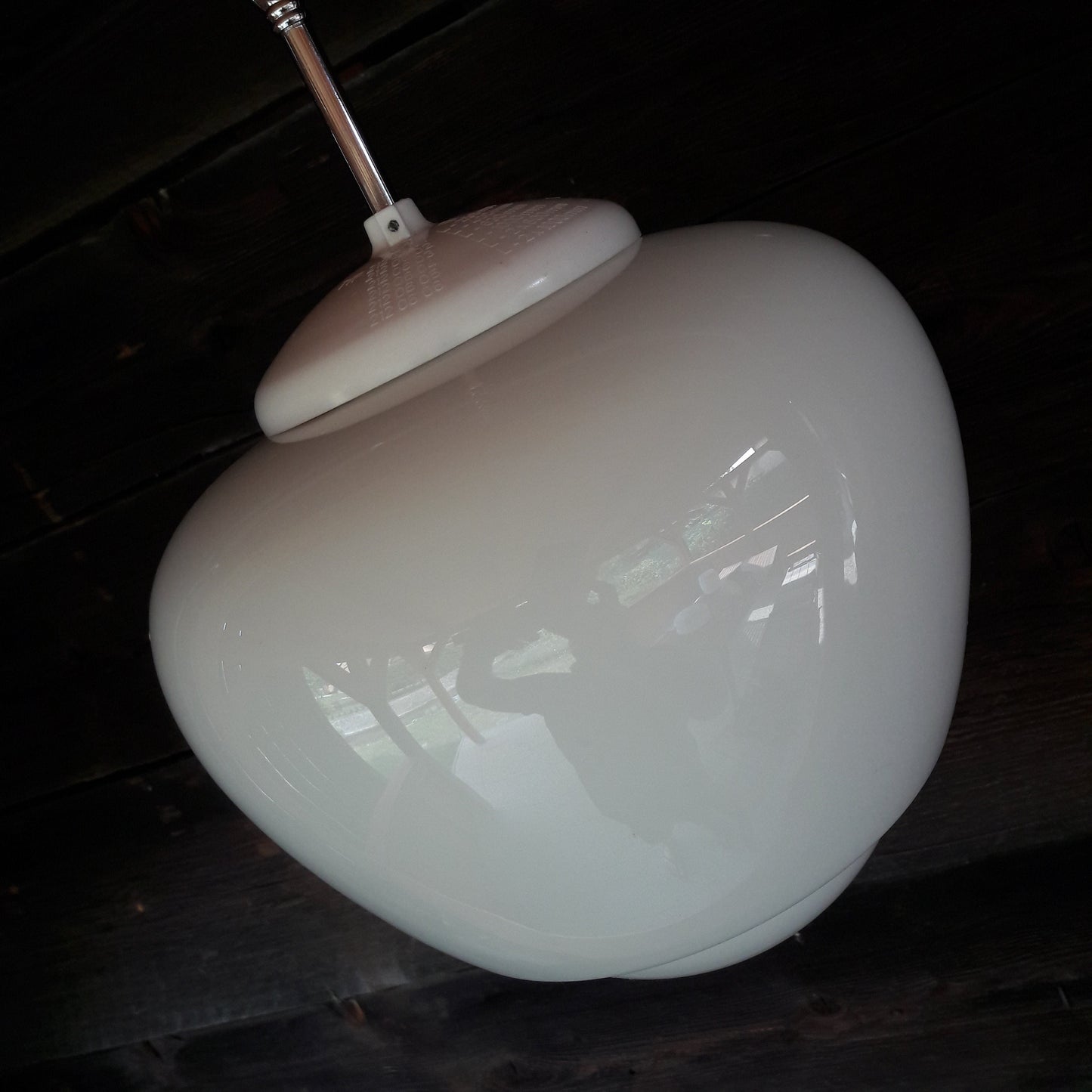 Vintage Schoolhouse Opaline Glass Pendant Lights MULTIPLES AVAILABLE