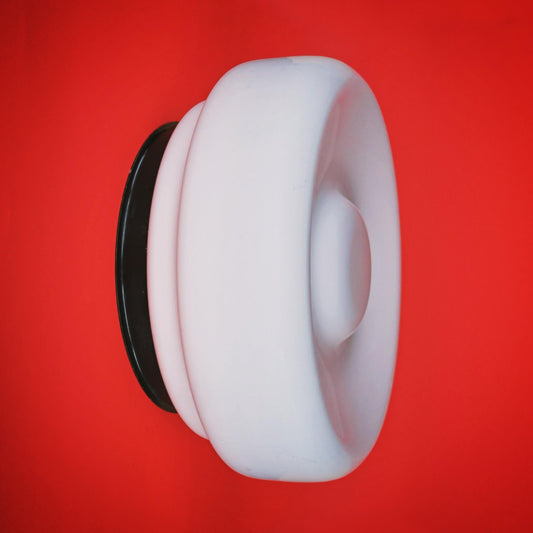 Mid Century Opaline Glass Wall Sconce - Czechoslovakia 1970s