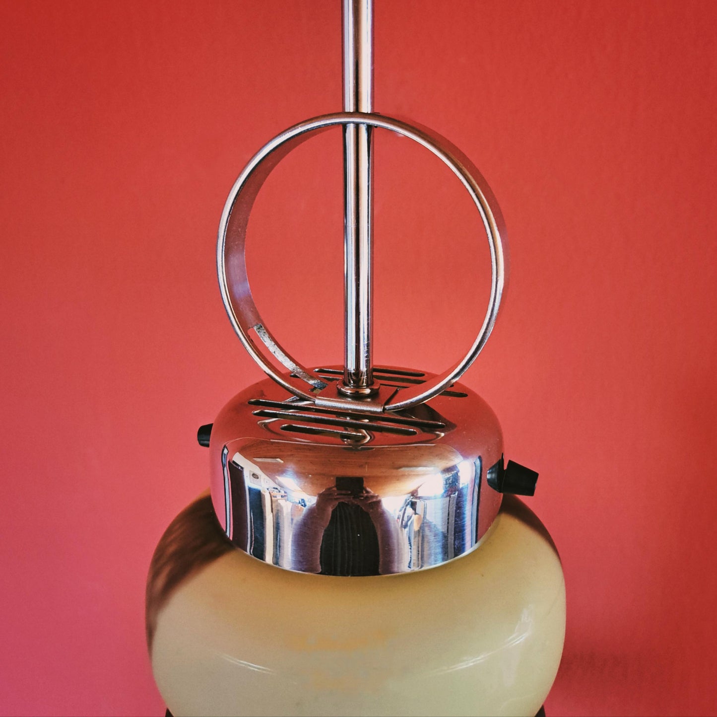 Opaline Marbled Glass Retro Pendant Light