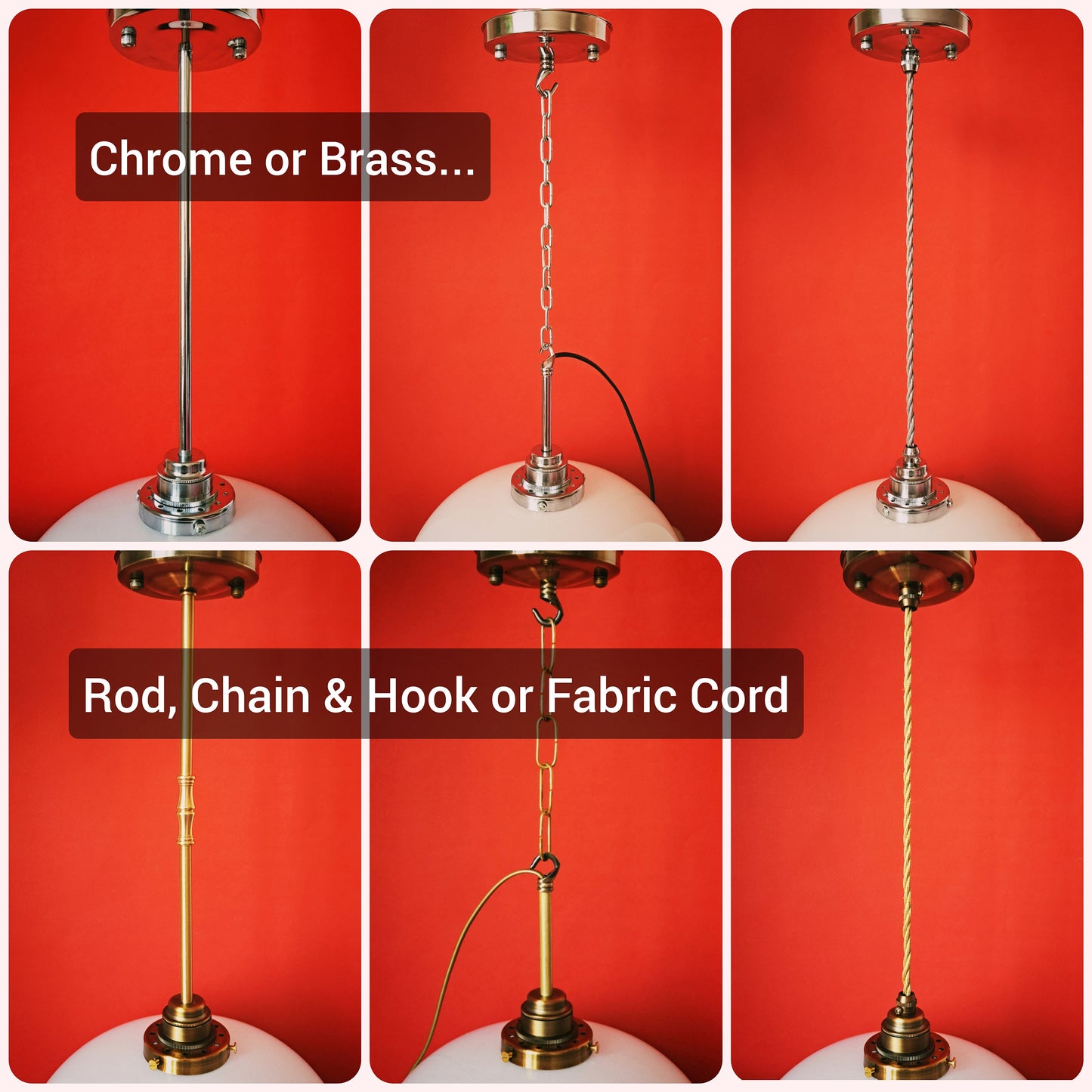 Mid Century Opaline Bubble Glass Pendant Lights MULTIPLES AVAILABLE