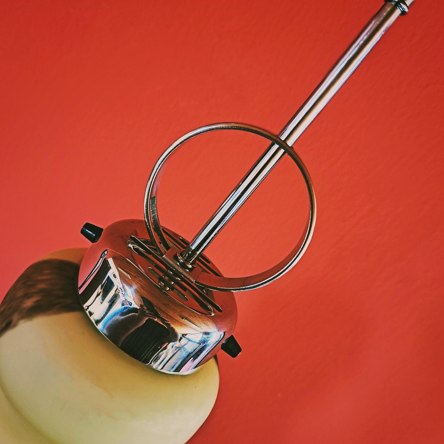 Opaline Marbled Glass Retro Pendant Light