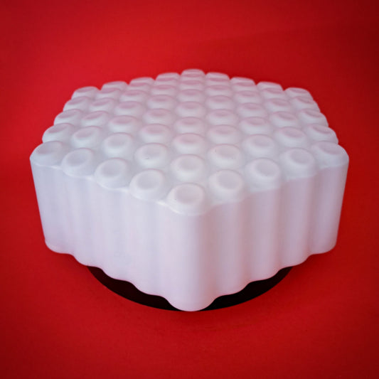 Opaline Glass Wall Sconce Honeycomb Hexagon Light MULTIPLES AVAILABLE