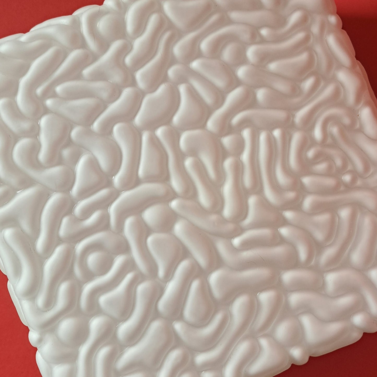 Vintage Square Opaline Glass Wall Ceiling Sconce Light MULTIPLES AVAILABLE