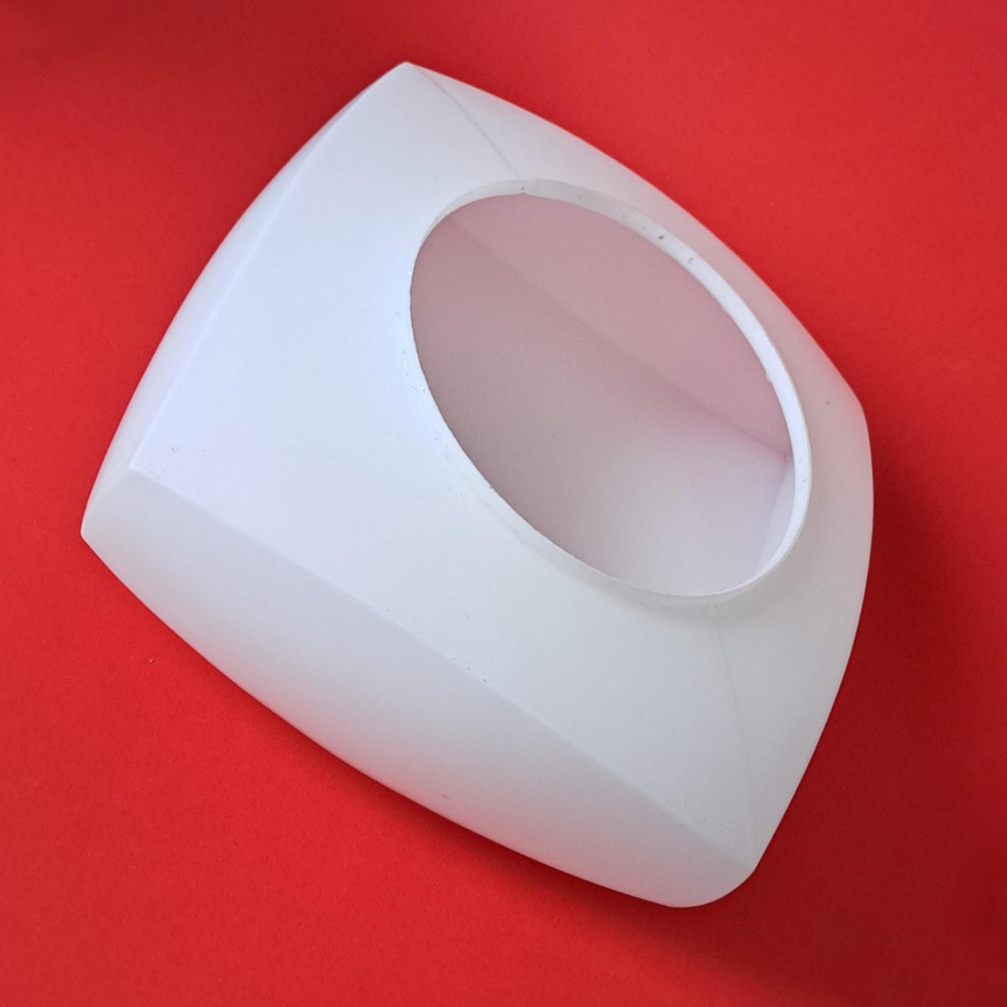 Mid Century Square Opaline Glass Sconce Light MULTIPLES AVAILABLE