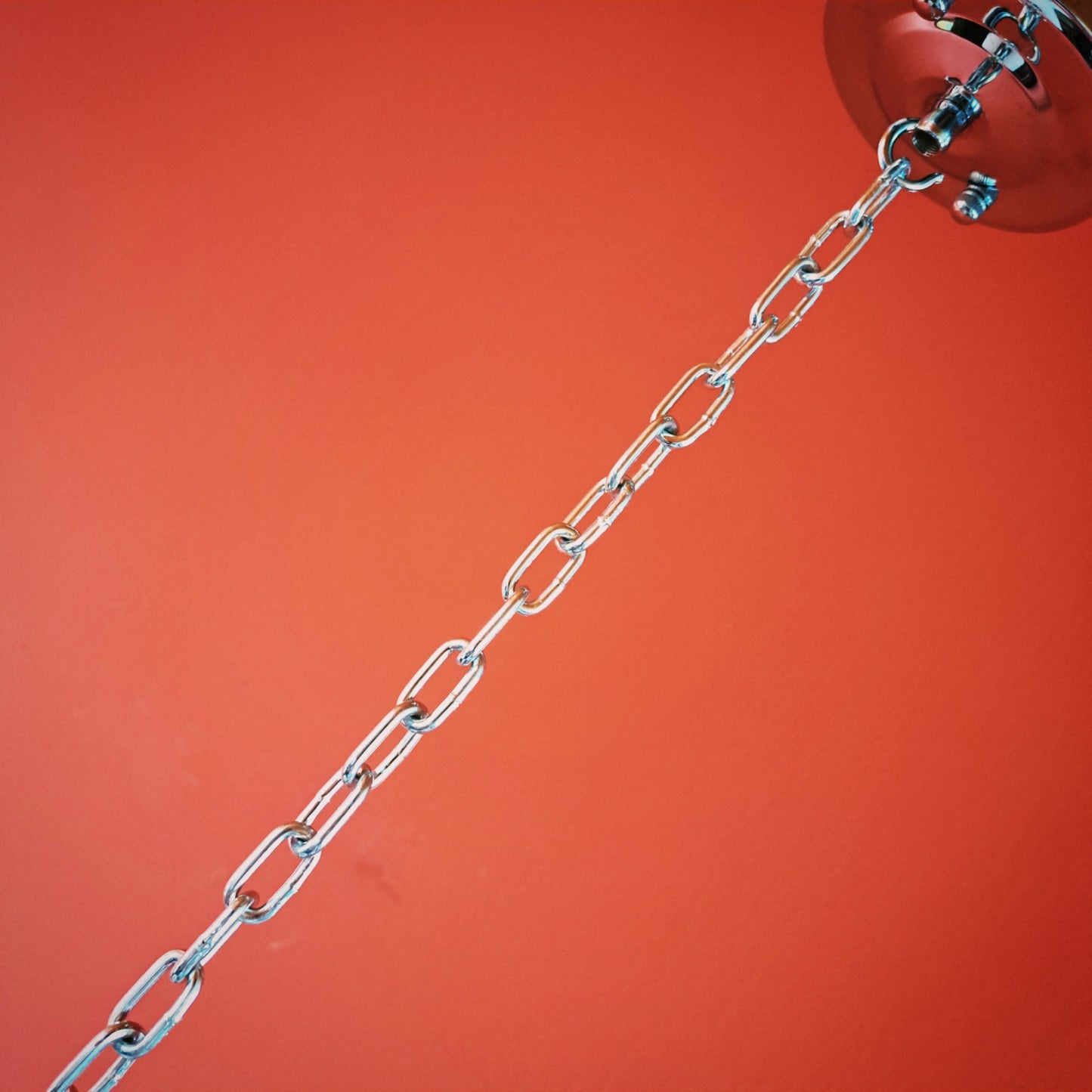 Mid Century Milk Glass Globe Dome Pendant Light