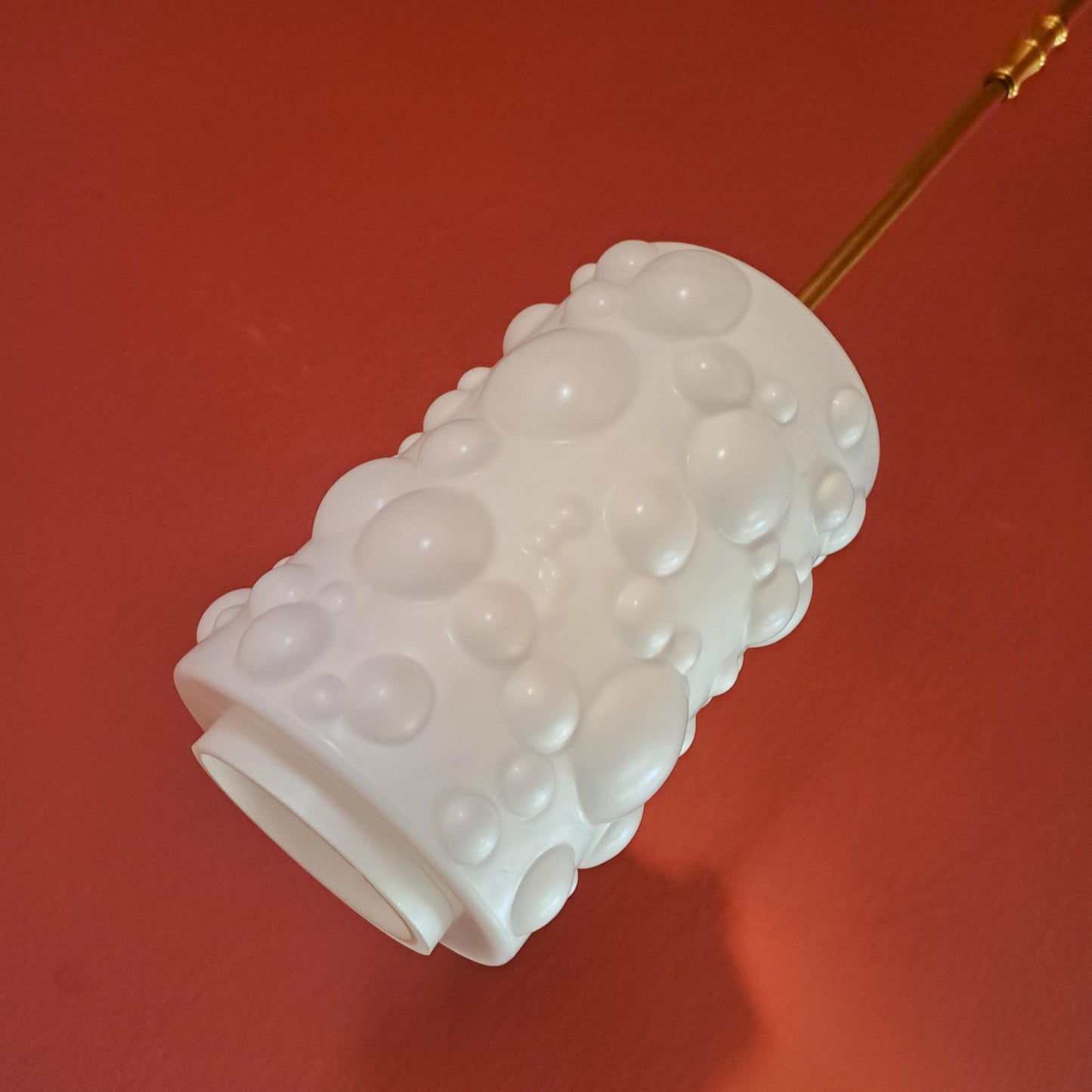 Mid Century Opaline Bubble Glass Pendant Lights MULTIPLES AVAILABLE