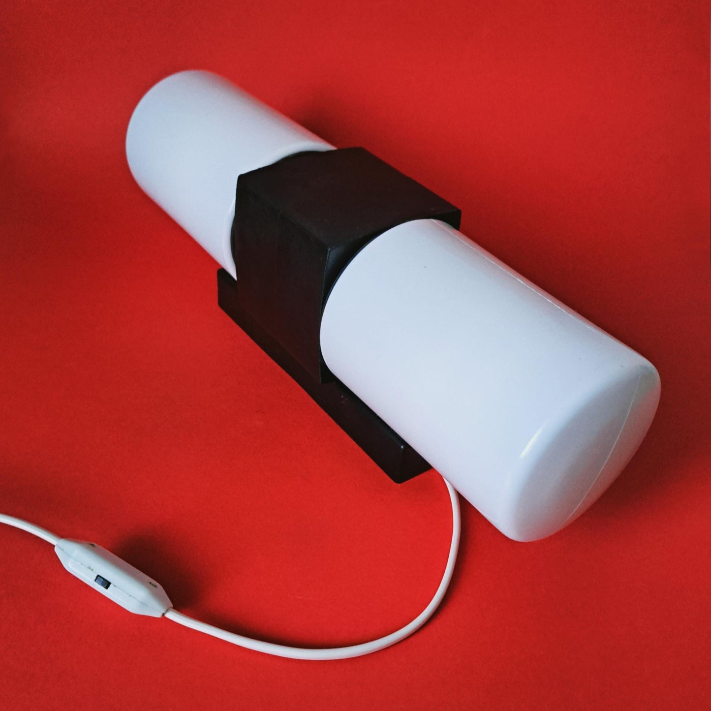 1950s Bakelite Opaline Glass Wall Lamp Sconces MULTIPLES AVAILABLE