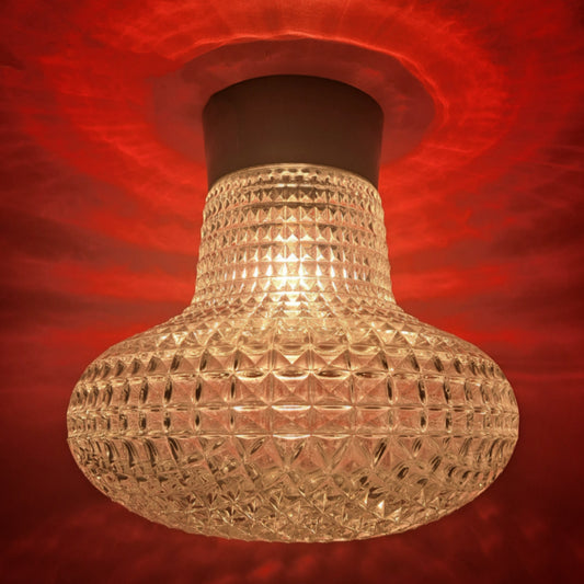 Bohemian Crystal Glass Ceiling Sconce Light