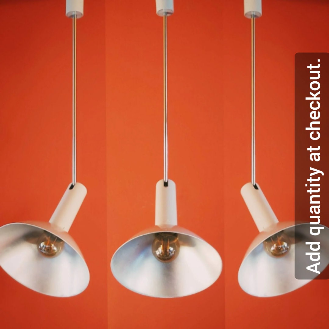 Vintage Aluminium Metal Industrial Pendant Lights MULTIPLES AVAILABLE